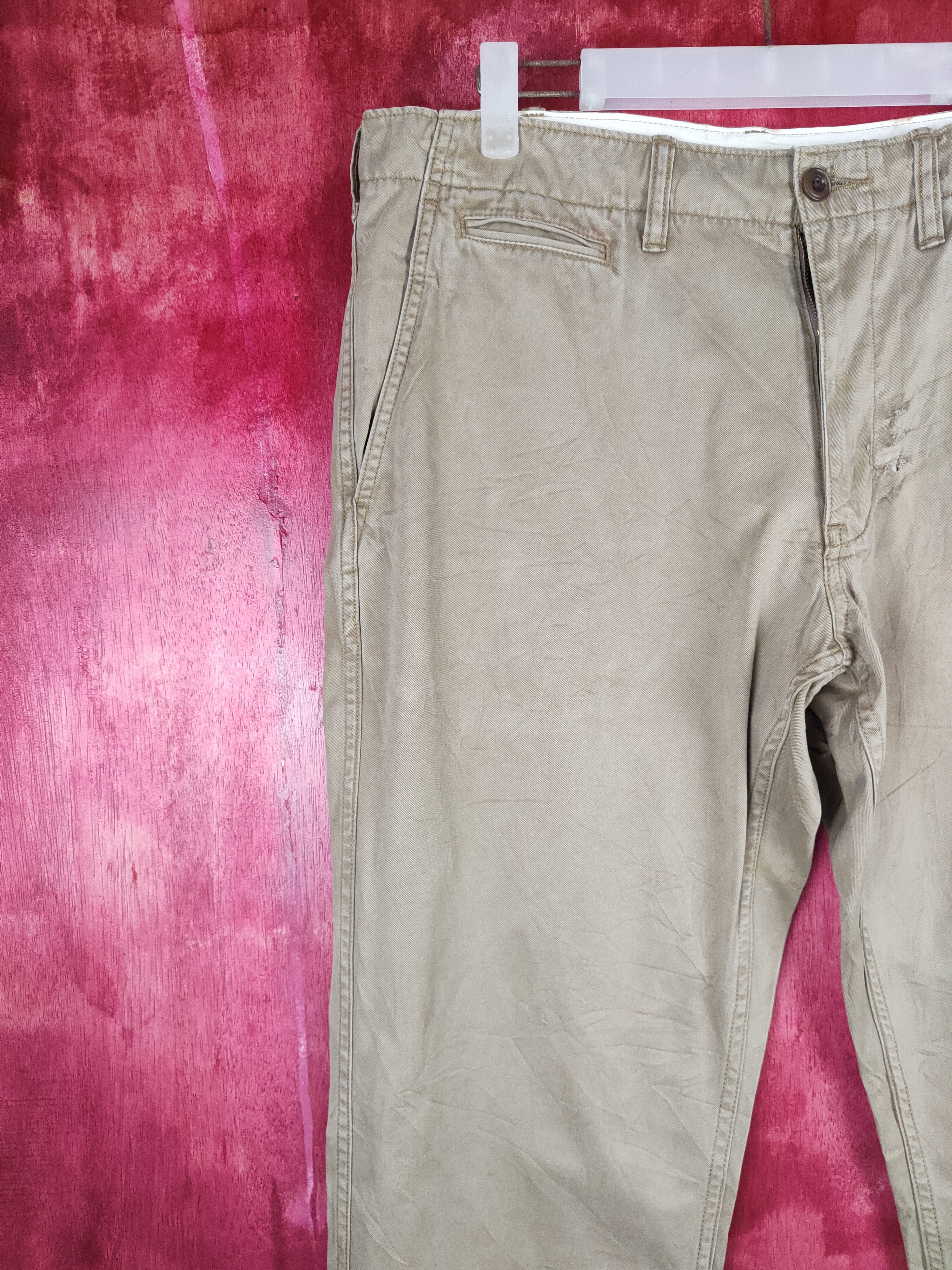 Japanese Brand Uniqlo Brown Casual Pants #S612 Size US 34 / EU 50 - 3 Thumbnail