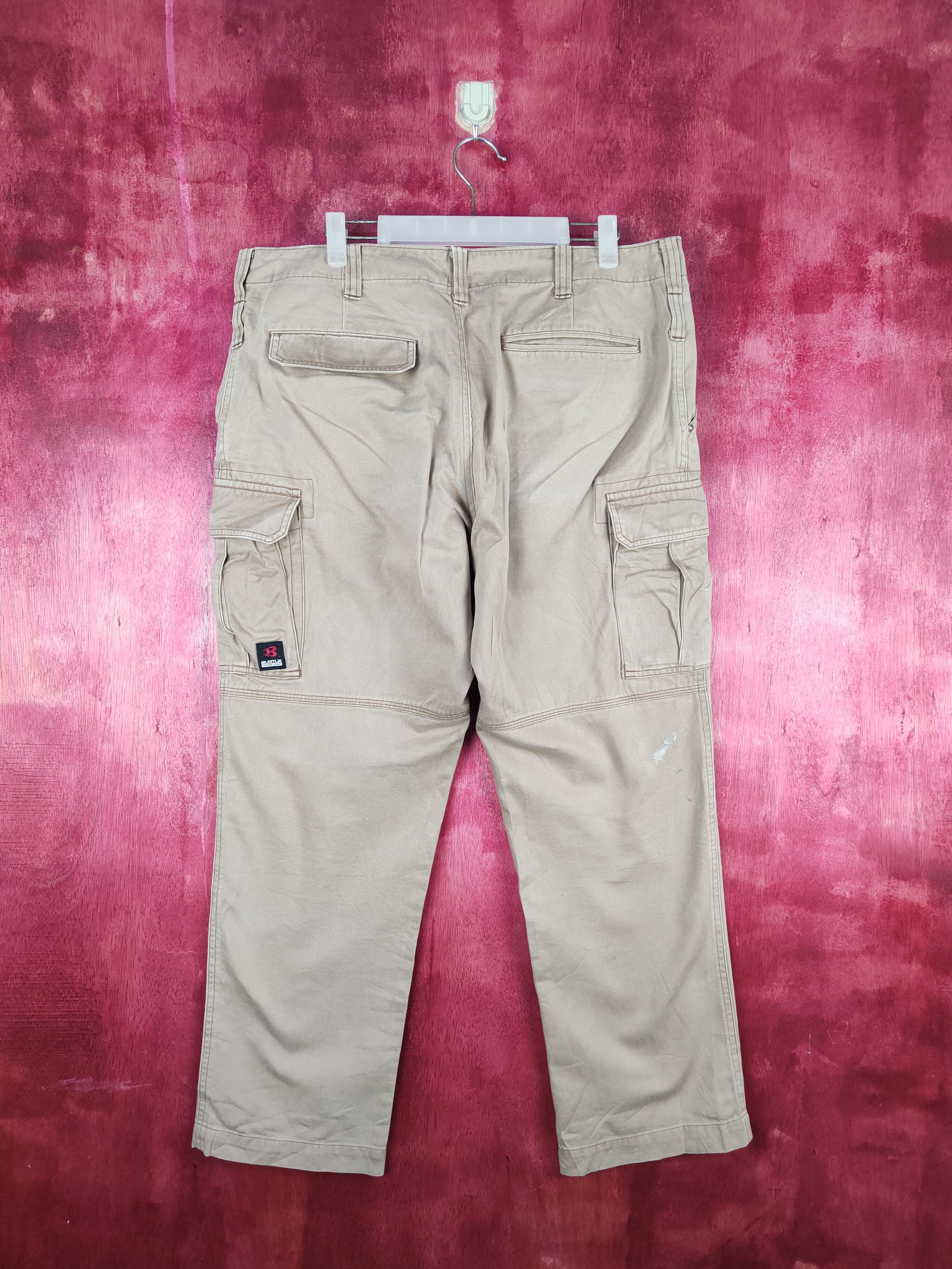 Japanese Brand × Vintage Burtle Beige Multi Pocket Tactical Cargo Pants #S619 Size US 36 / EU 52 - 8 Thumbnail