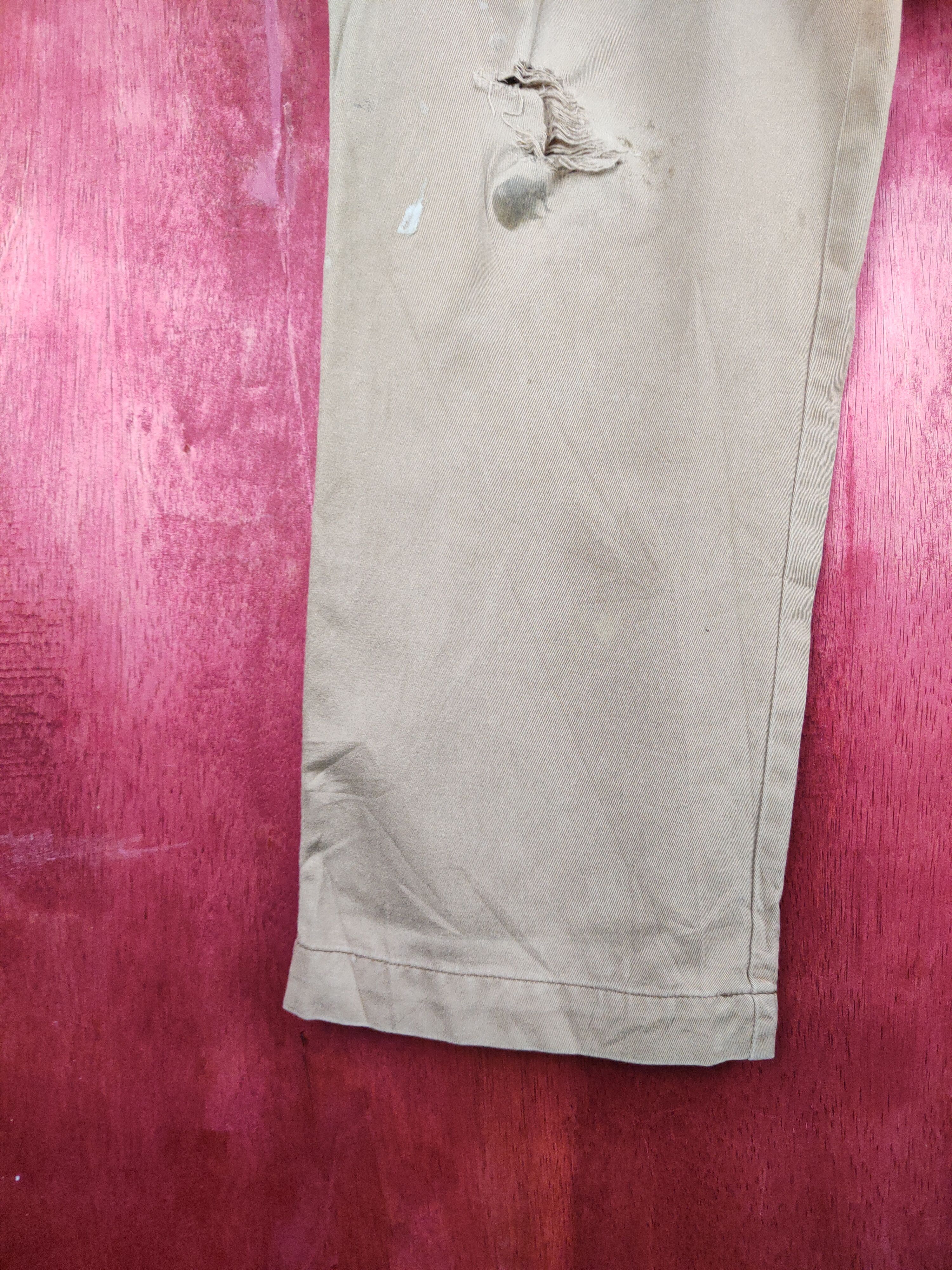Japanese Brand × Vintage Burtle Beige Multi Pocket Tactical Cargo Pants #S619 Size US 36 / EU 52 - 5 Thumbnail