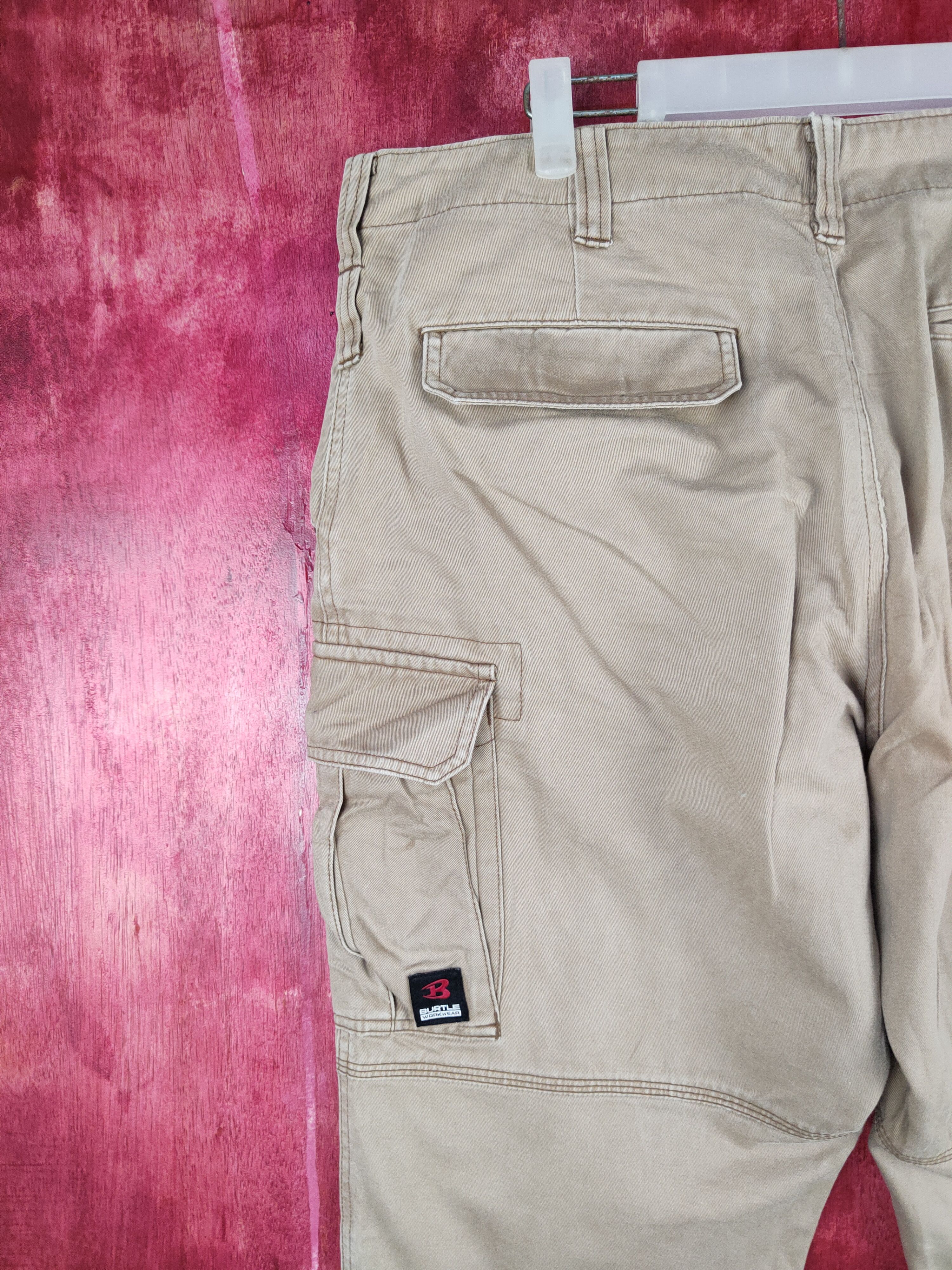 Japanese Brand × Vintage Burtle Beige Multi Pocket Tactical Cargo Pants #S619 Size US 36 / EU 52 - 10 Thumbnail