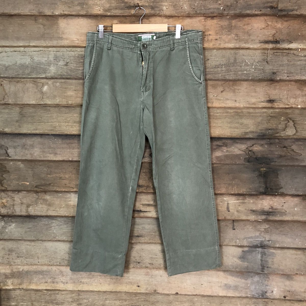 image of Navy Produce Green Pants 7094, Men's (Size 32)