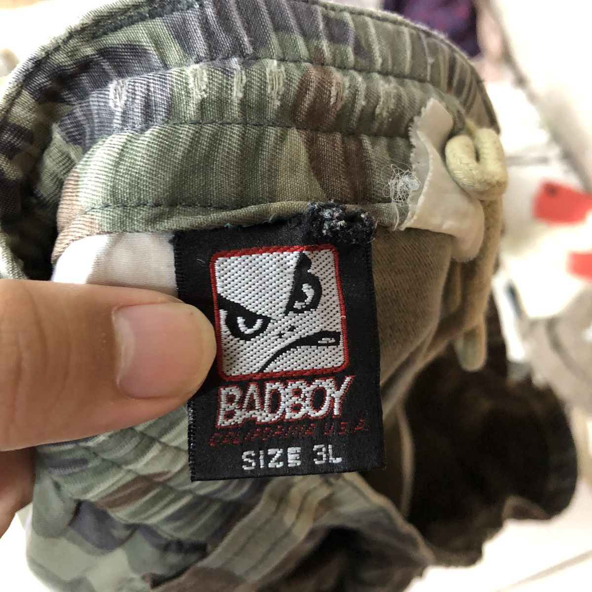 Japanese Brand Badboy Camo Green multipocket skate Cropped Pants #7108 Size US 37 - 16 Thumbnail