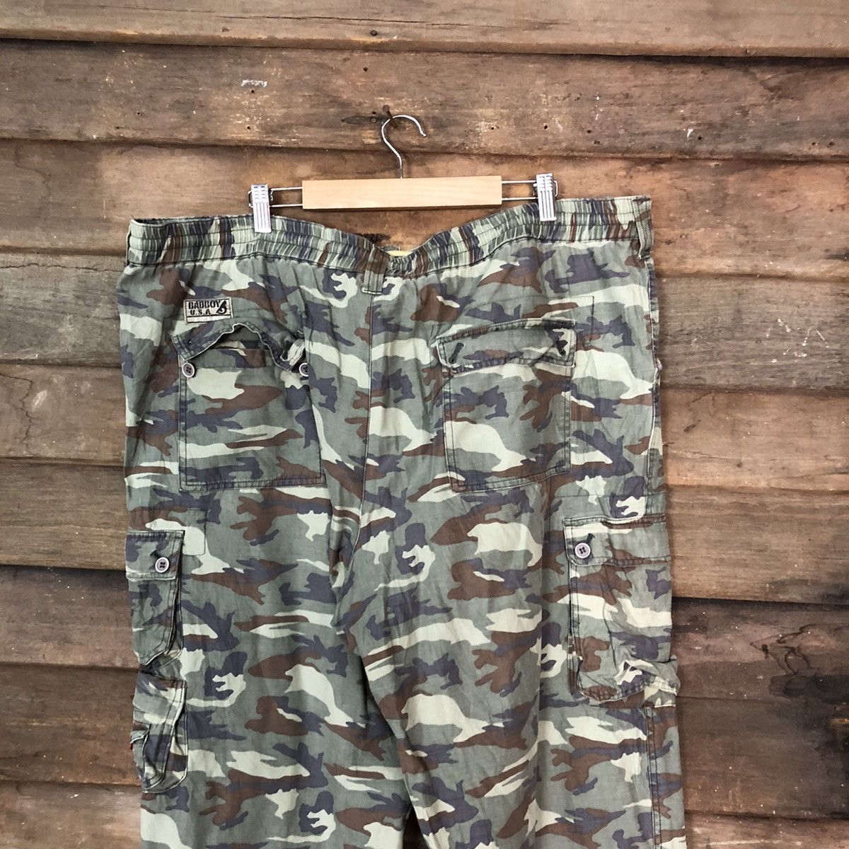 Japanese Brand Badboy Camo Green multipocket skate Cropped Pants #7108 Size US 37 - 13 Thumbnail