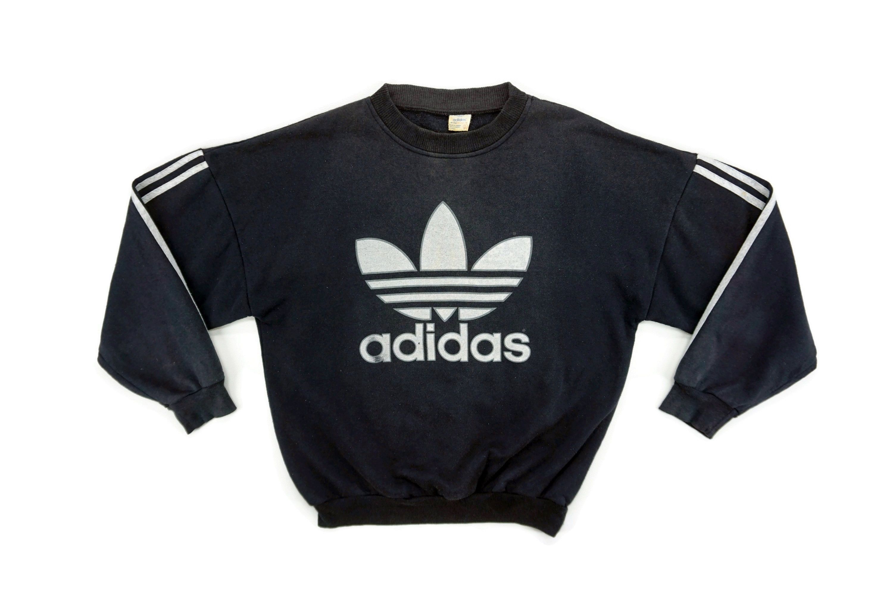 Adidas Sports Specialties Vintage PRIVASPORT Canada Big Trefoil Distressed Sweatshirt Grailed