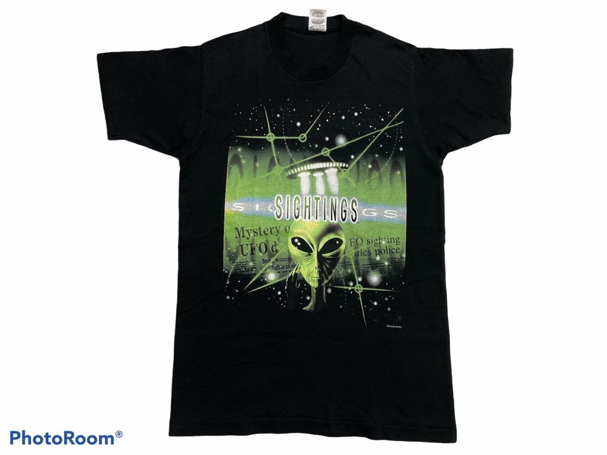 Other Vintage 1996 Movie Sighting Alien T-Shirt Size US M / EU 48-50 / 2 - 1 Thumbnail