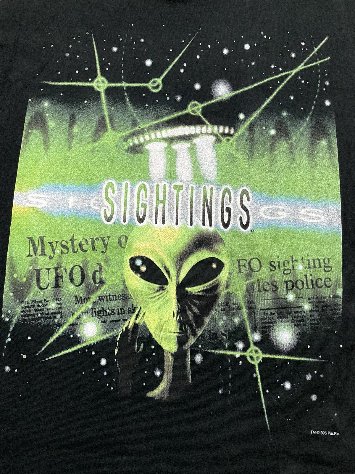 Other Vintage 1996 Movie Sighting Alien T-Shirt Size US M / EU 48-50 / 2 - 3 Thumbnail