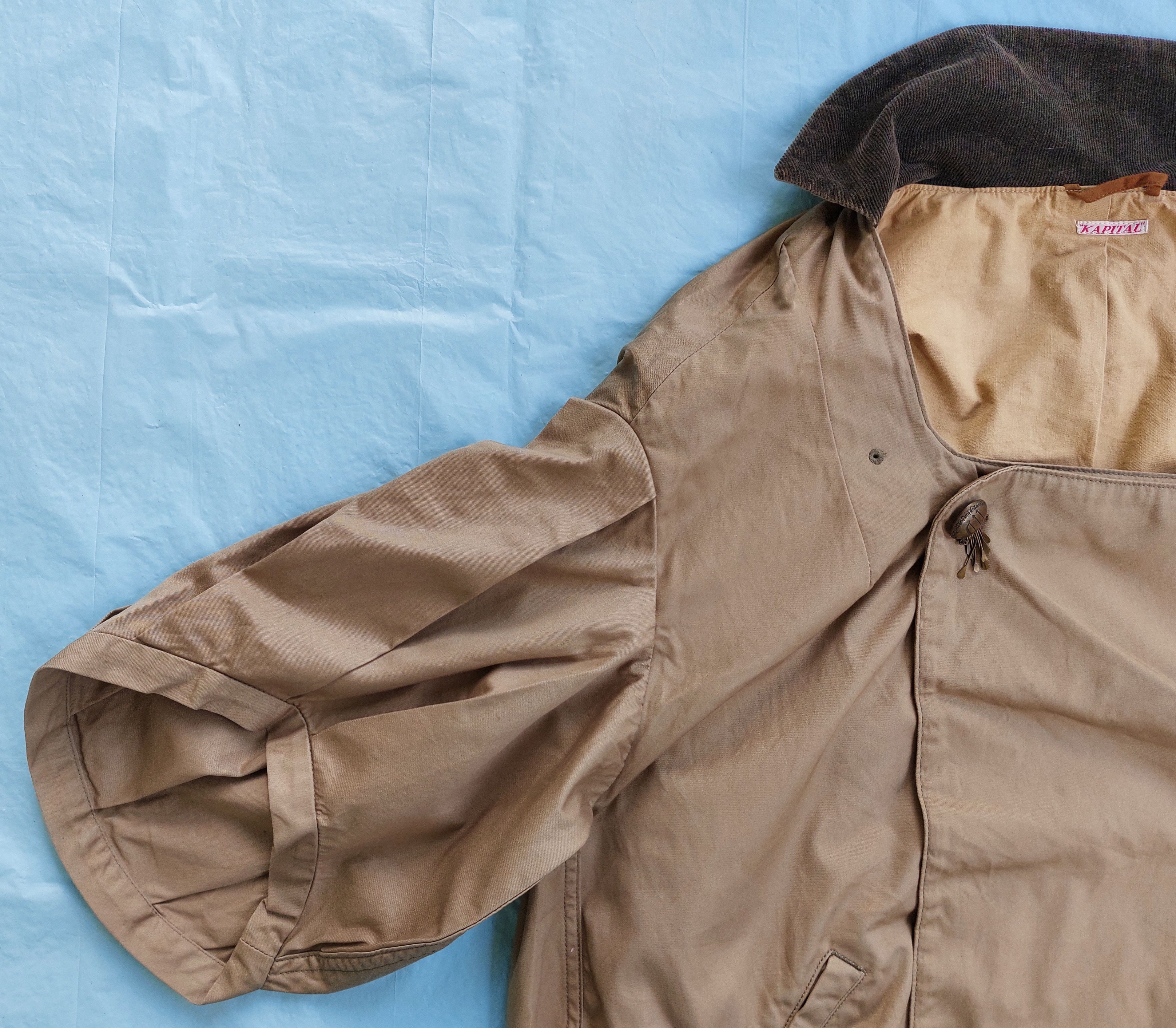 Kapital KAPITAL oversize cotton coated khaki jacket Size US M / EU 48-50 / 2 - 3 Thumbnail