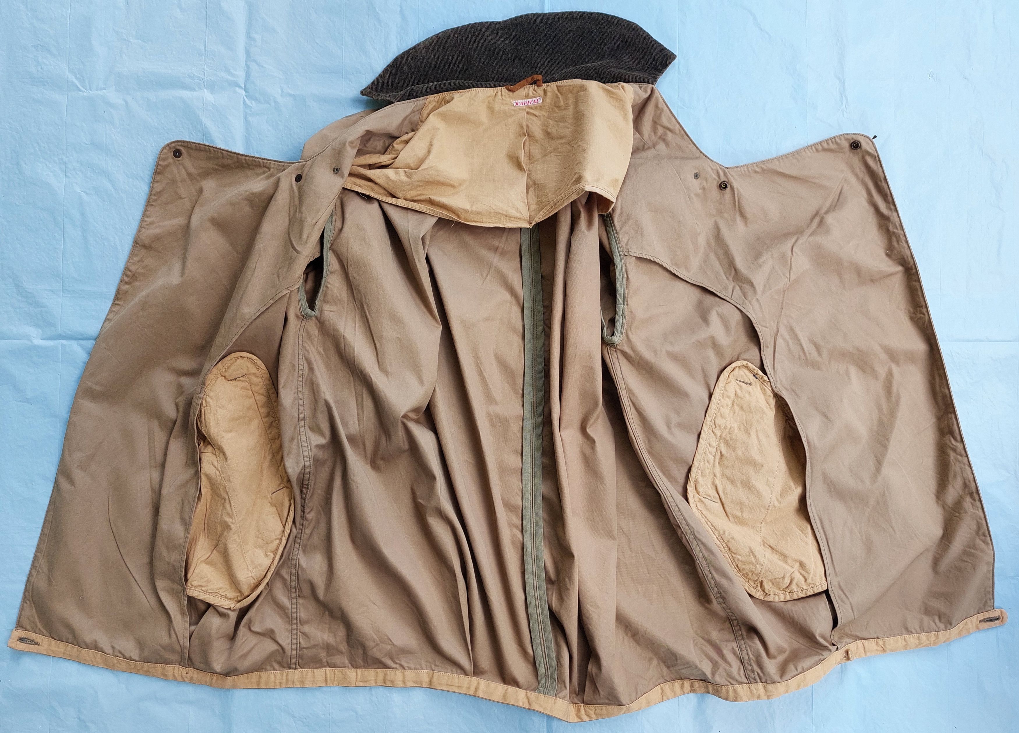 Kapital KAPITAL oversize cotton coated khaki jacket Size US M / EU 48-50 / 2 - 7 Thumbnail