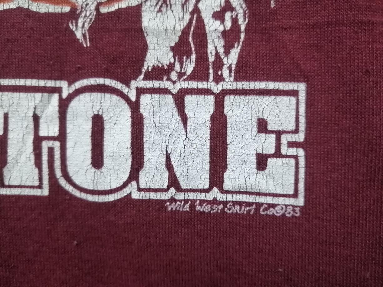 Russell Athletic × Vintage 1983 VINTAGE YELLOW STONE VERY RARE Size US L / EU 52-54 / 3 - 4 Thumbnail