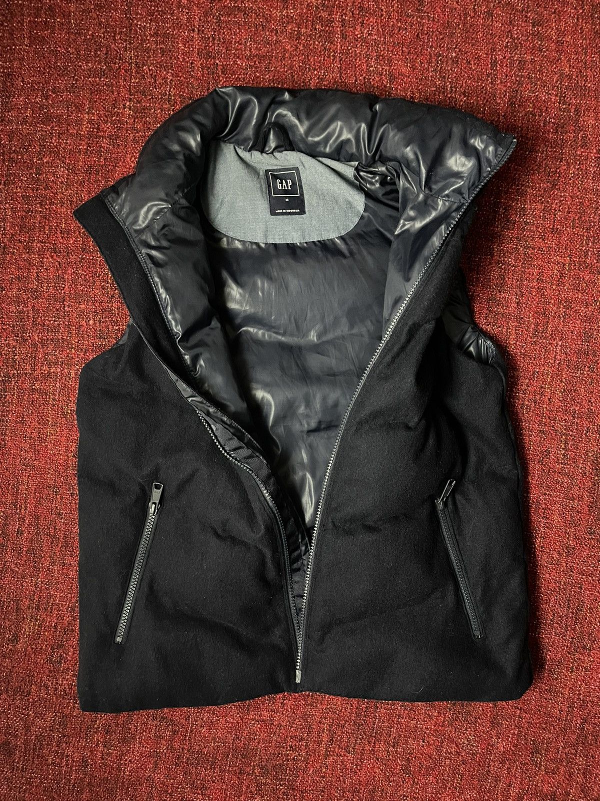 Gap × Vintage Gap down wool vest puffer gilet Size US M / EU 48-50 / 2 - 1 Thumbnail