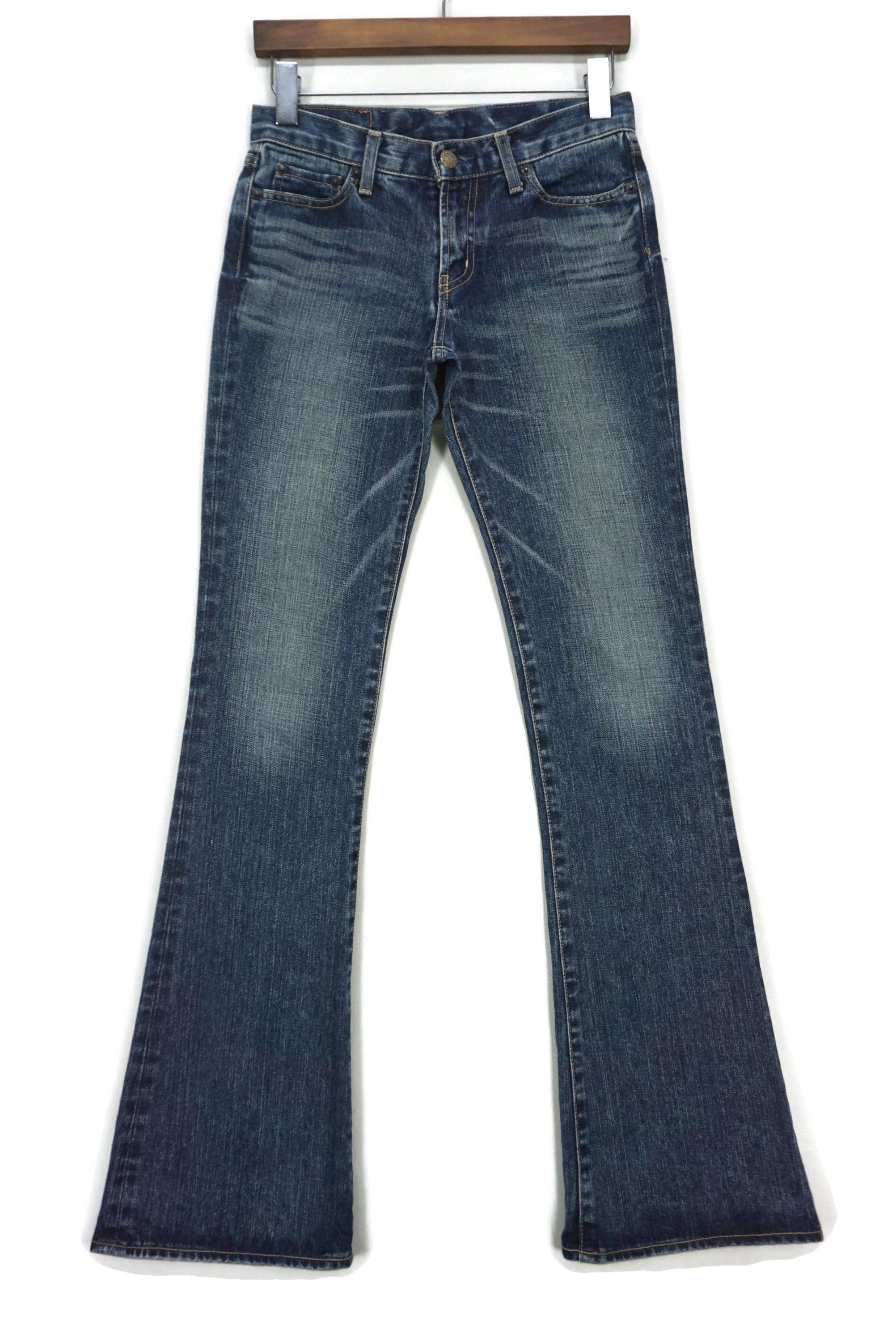 image of Moussy x Rockers Bootcut Japanese Jeans Flare Pants Made In Japan in Blue, Women's (Size 26)