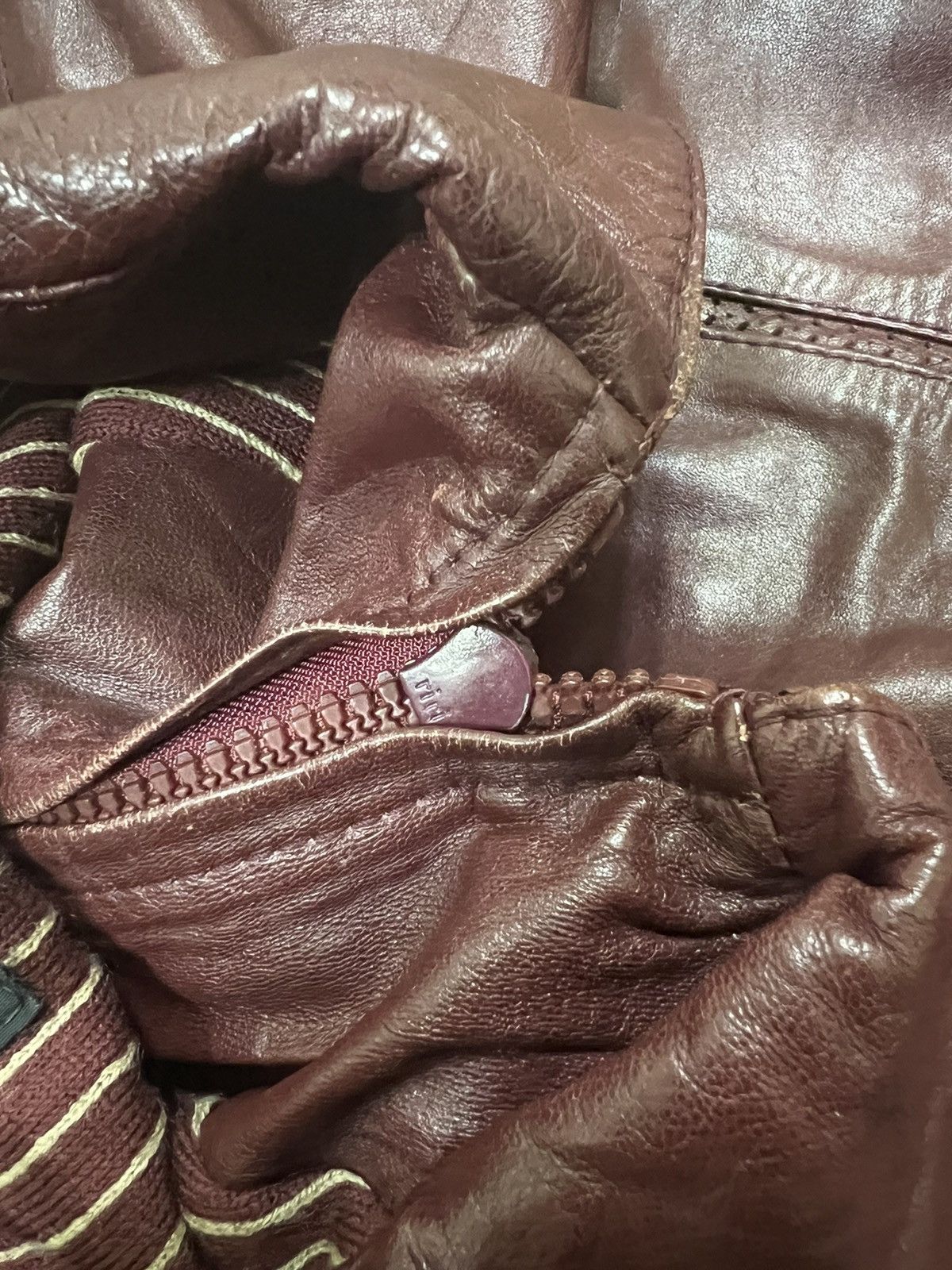 Genuine Leather 80s Toras Genuine Calfskin Leather Biker Rockabilly Jacket Size US M / EU 48-50 / 2 - 11 Thumbnail