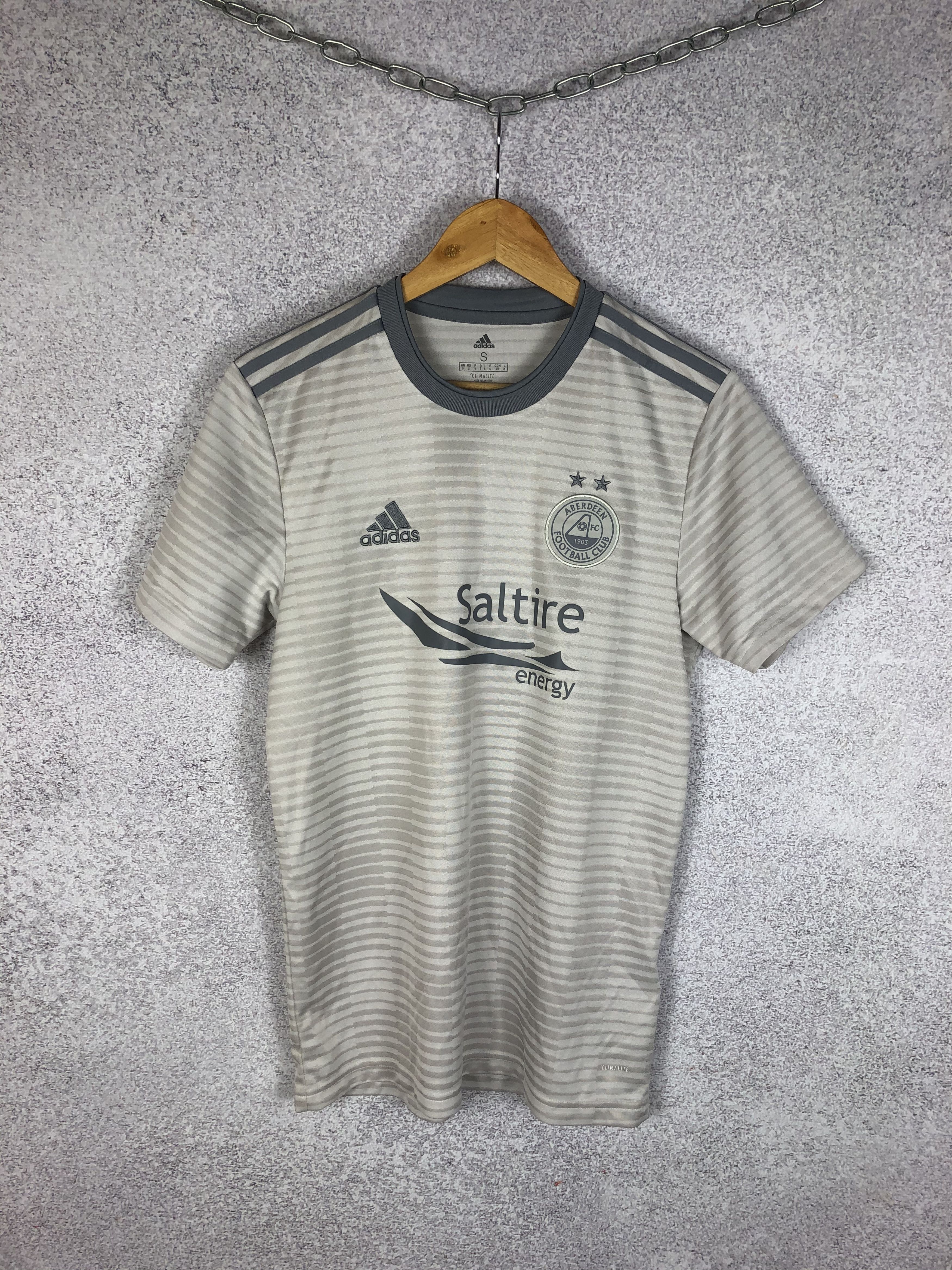 Adidas Adidas Aberdeen 2017 2018 Away Soccer Jersey Football Shirt Size US S / EU 44-46 / 1 - 1 Thumbnail