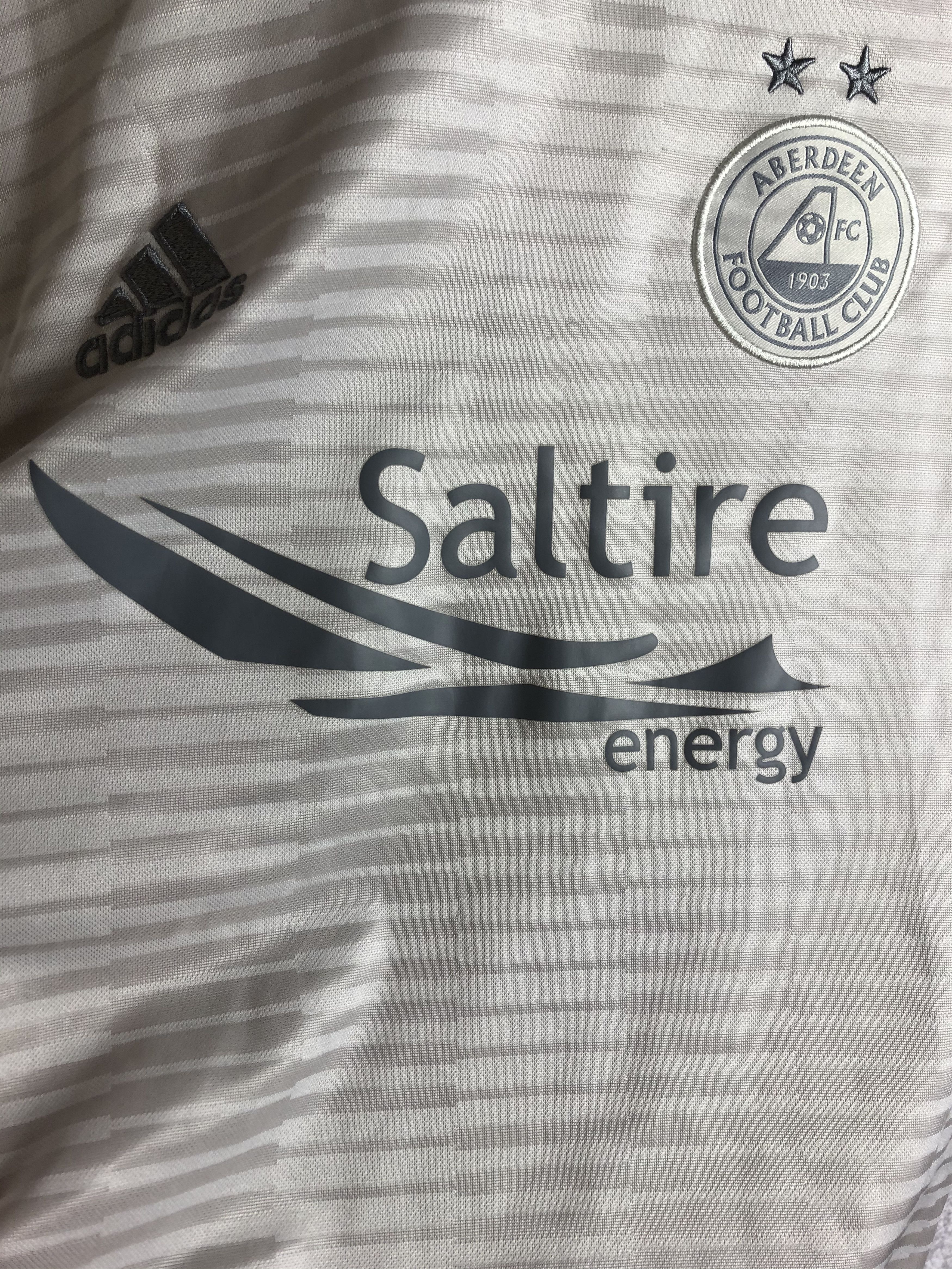 Adidas Adidas Aberdeen 2017 2018 Away Soccer Jersey Football Shirt Size US S / EU 44-46 / 1 - 3 Thumbnail