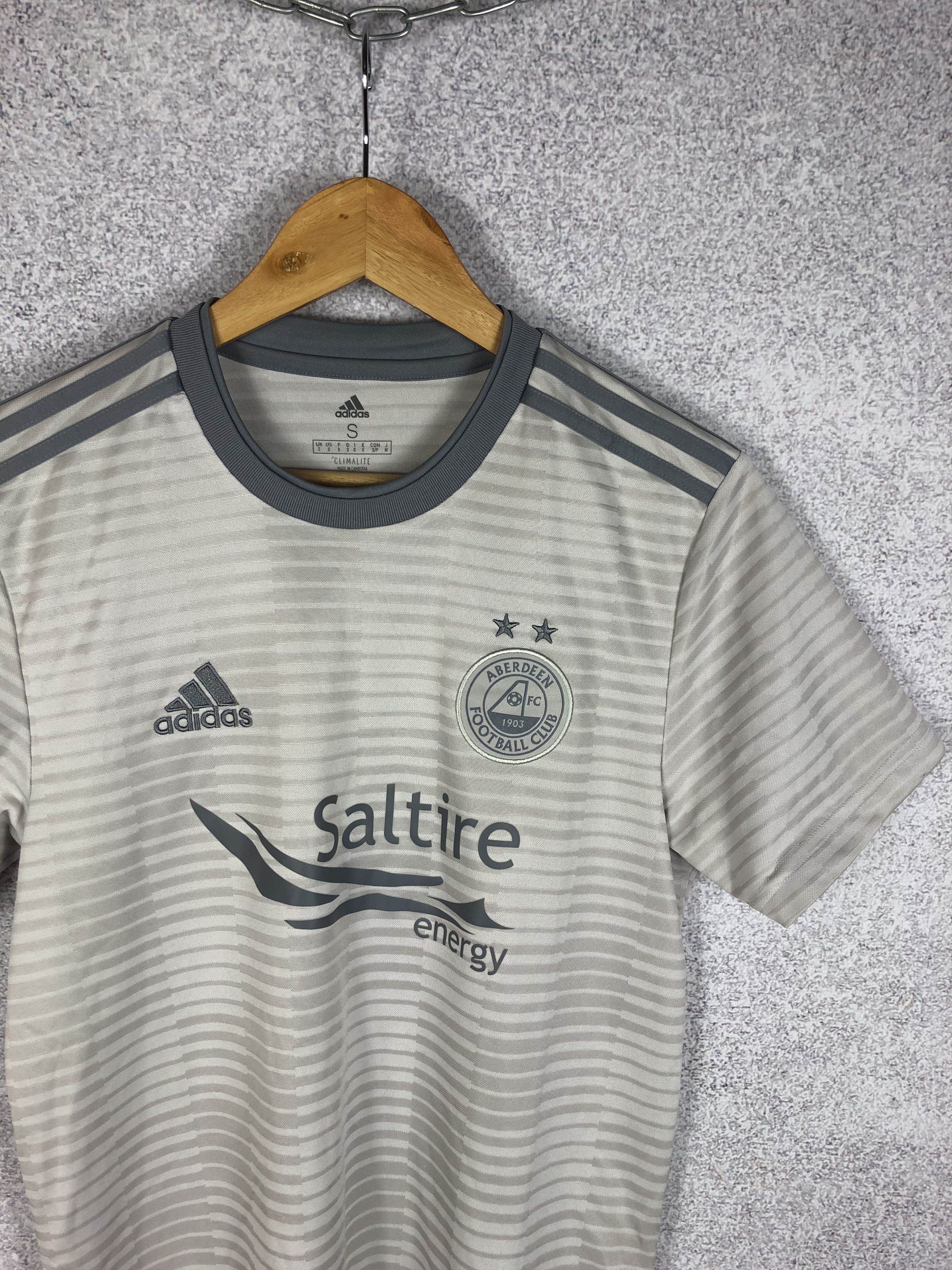 Adidas Adidas Aberdeen 2017 2018 Away Soccer Jersey Football Shirt Size US S / EU 44-46 / 1 - 2 Thumbnail