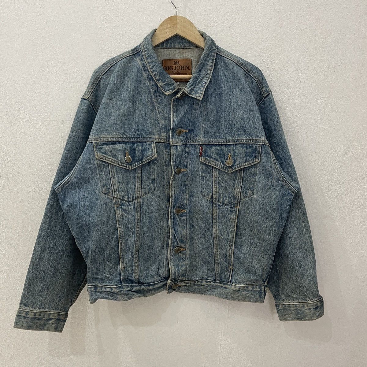 Big John Vintage Big John Spirit Sp-600 Denim Jacket Size US XL / EU 56 / 4 - 1 Thumbnail