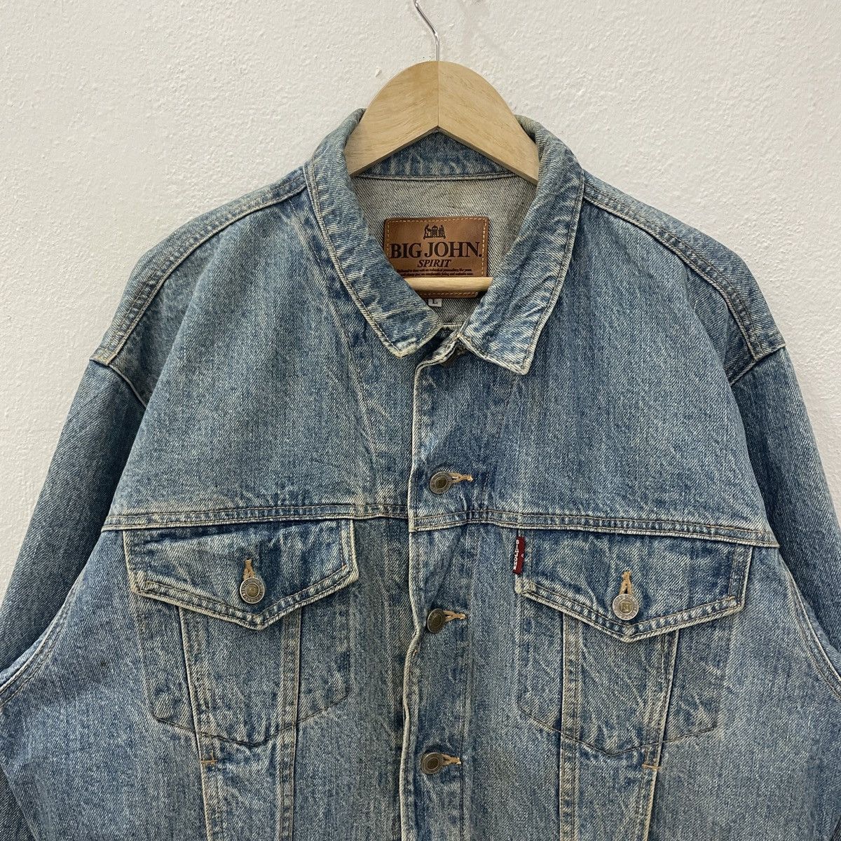Big John Vintage Big John Spirit Sp-600 Denim Jacket Size US XL / EU 56 / 4 - 4 Thumbnail