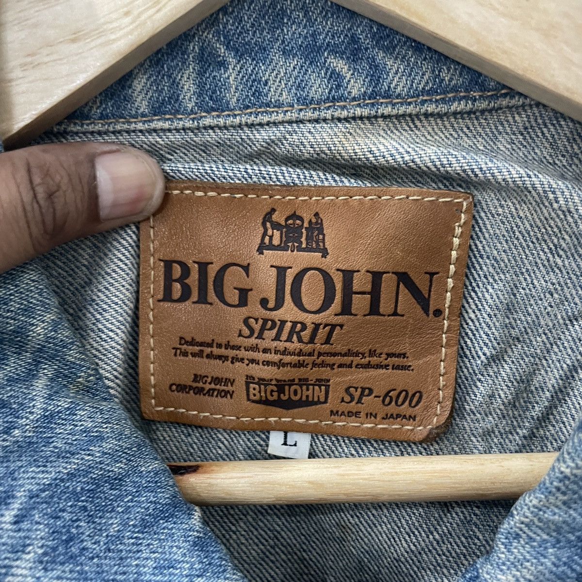 Big John Vintage Big John Spirit Sp-600 Denim Jacket Size US XL / EU 56 / 4 - 5 Thumbnail