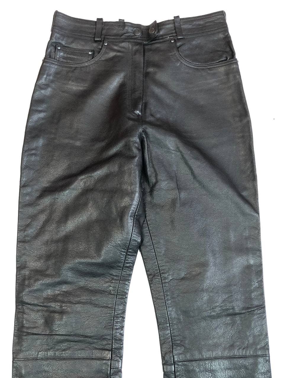 Leather × Vintage Louis Vintage Biker Leather Pants Size US 28 / EU 44 - 2 Thumbnail