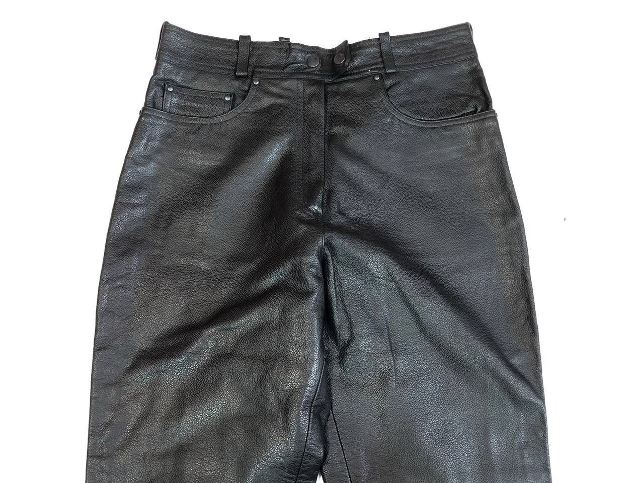 Leather × Vintage Louis Vintage Biker Leather Pants Size US 28 / EU 44 - 3 Thumbnail