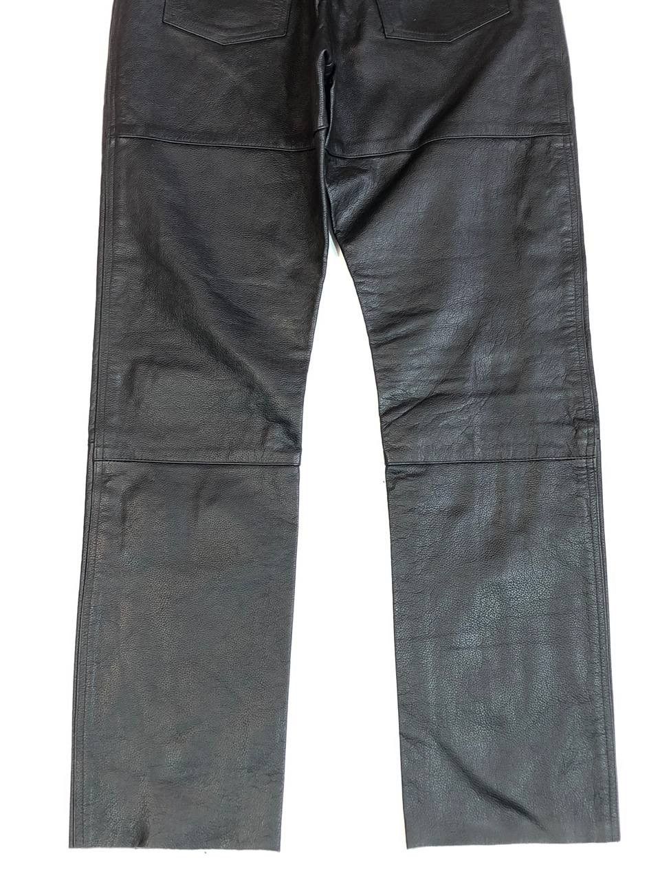 Leather × Vintage Louis Vintage Biker Leather Pants Size US 28 / EU 44 - 6 Thumbnail