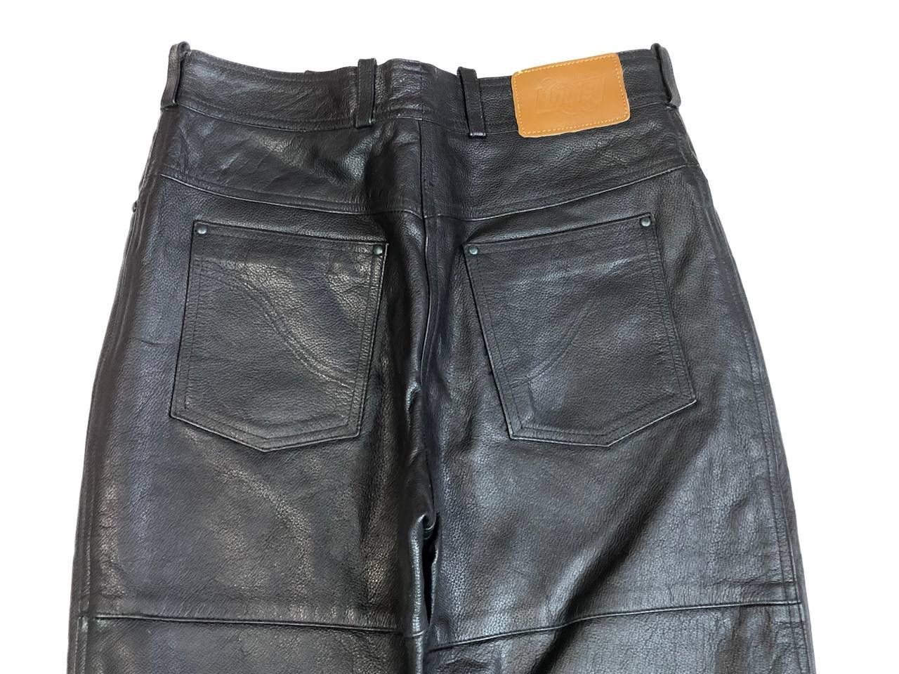 Leather × Vintage Louis Vintage Biker Leather Pants Size US 28 / EU 44 - 5 Thumbnail
