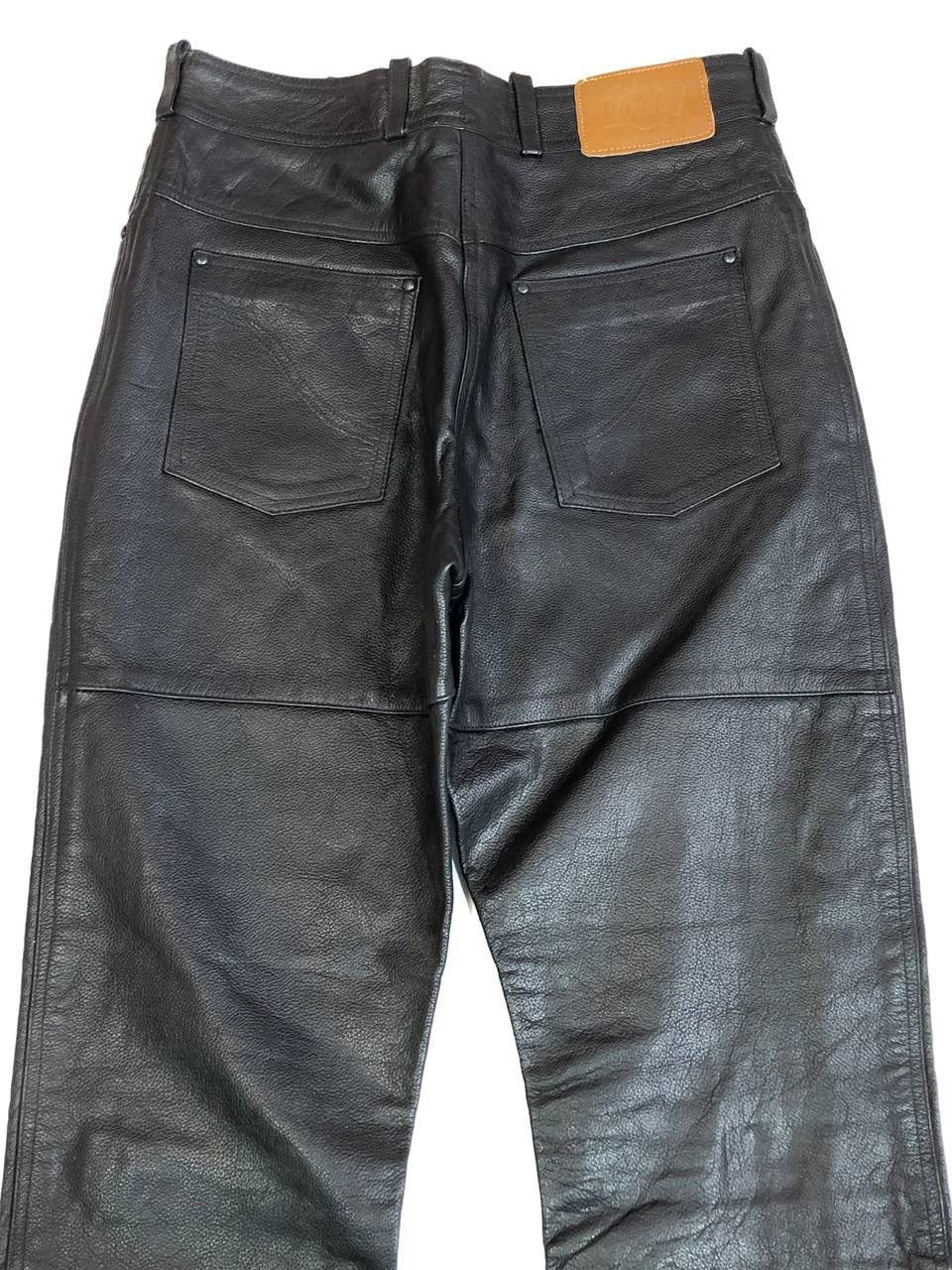 Leather × Vintage Louis Vintage Biker Leather Pants Size US 28 / EU 44 - 7 Thumbnail