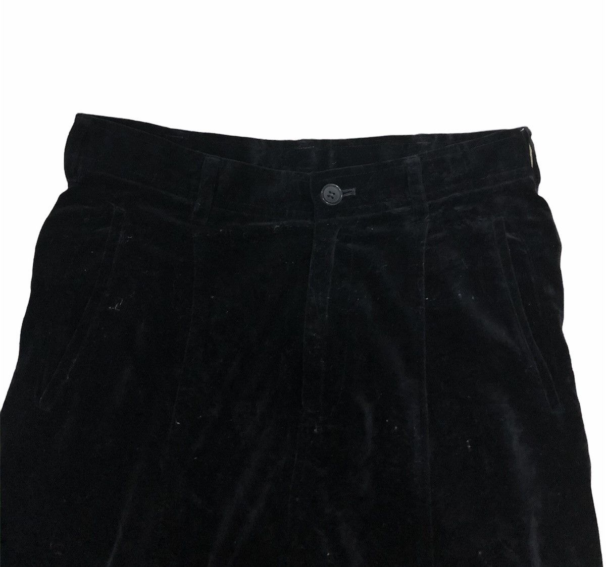 Comme des Garcons × Comme des Garcons Homme × Comme des Garcons Homme Plus Comme des Garçons Homme Plus Velvet Drop Crotch Pants AD2005 Size US 30 / EU 46 - 3 Thumbnail