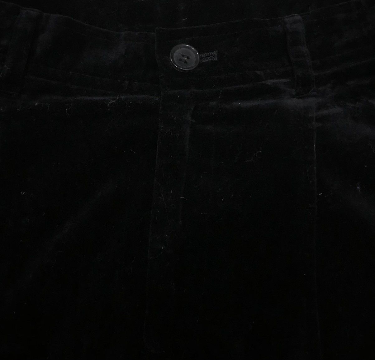 Comme des Garcons × Comme des Garcons Homme × Comme des Garcons Homme Plus Comme des Garçons Homme Plus Velvet Drop Crotch Pants AD2005 Size US 30 / EU 46 - 5 Thumbnail