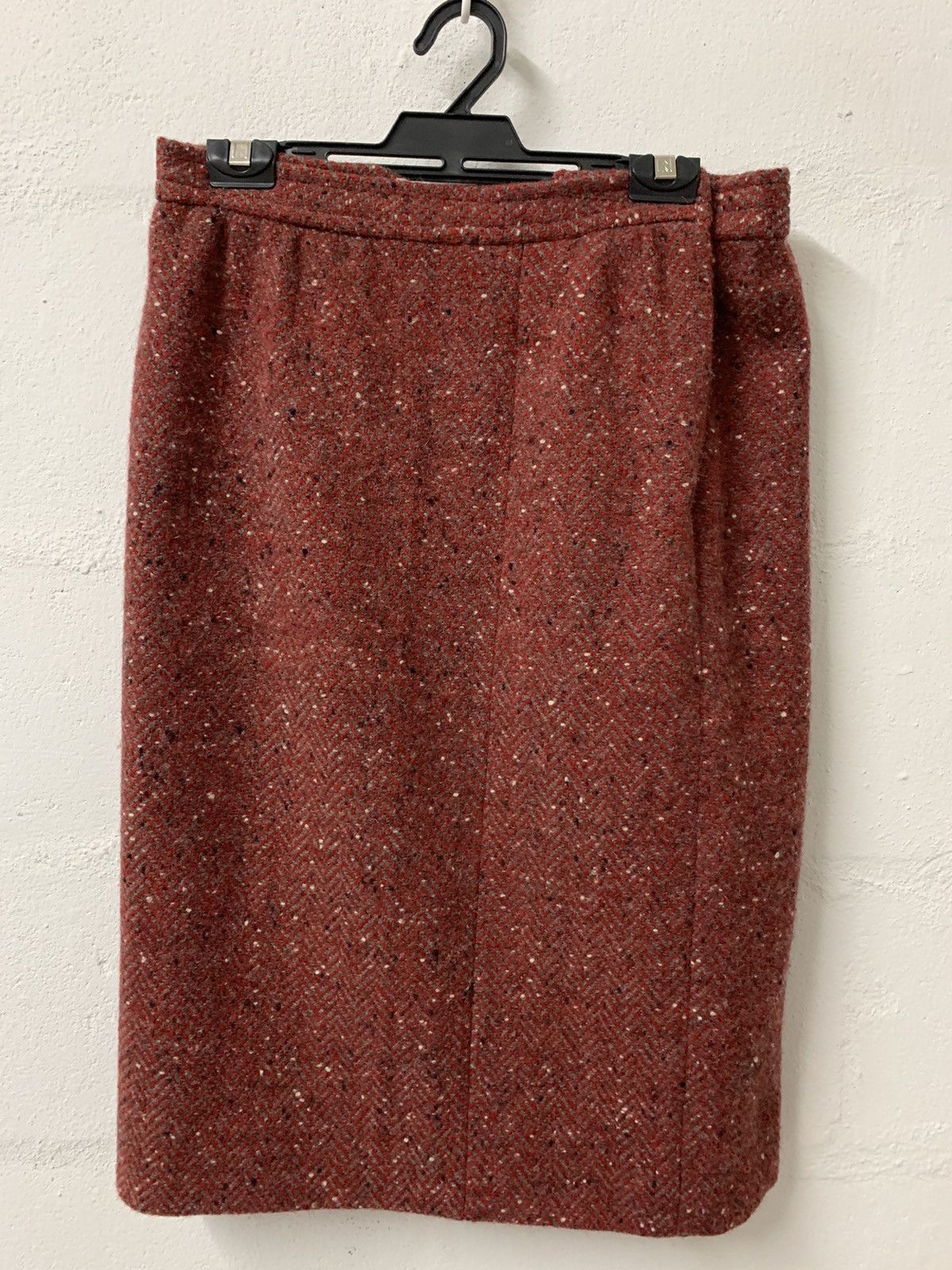 Designer × Givenchy × Vintage Givenchy Wool Tweed Herringbone Size 26" / US 2 / IT 38 - 1 Thumbnail
