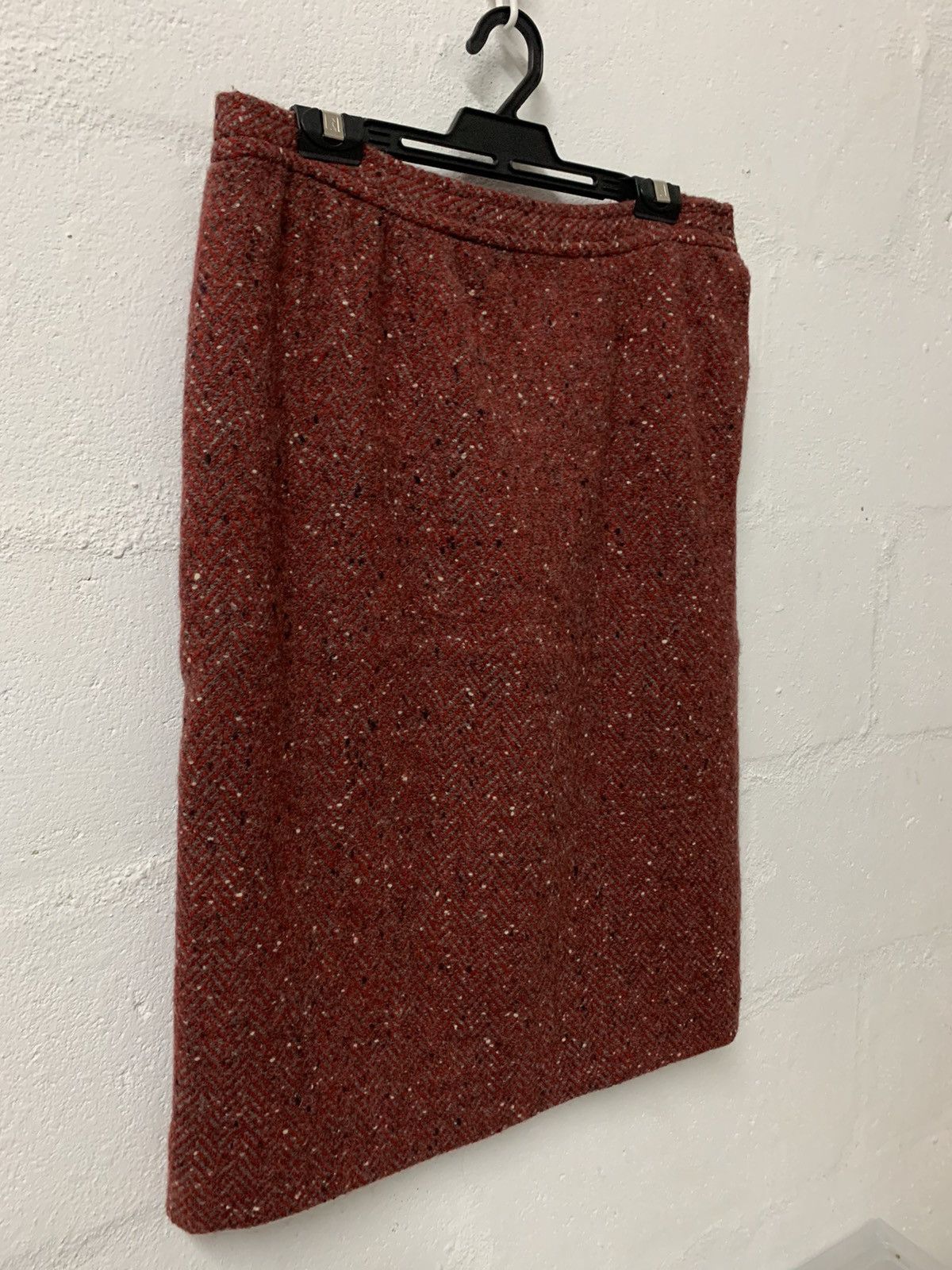 Designer × Givenchy × Vintage Givenchy Wool Tweed Herringbone Size 26" / US 2 / IT 38 - 3 Thumbnail