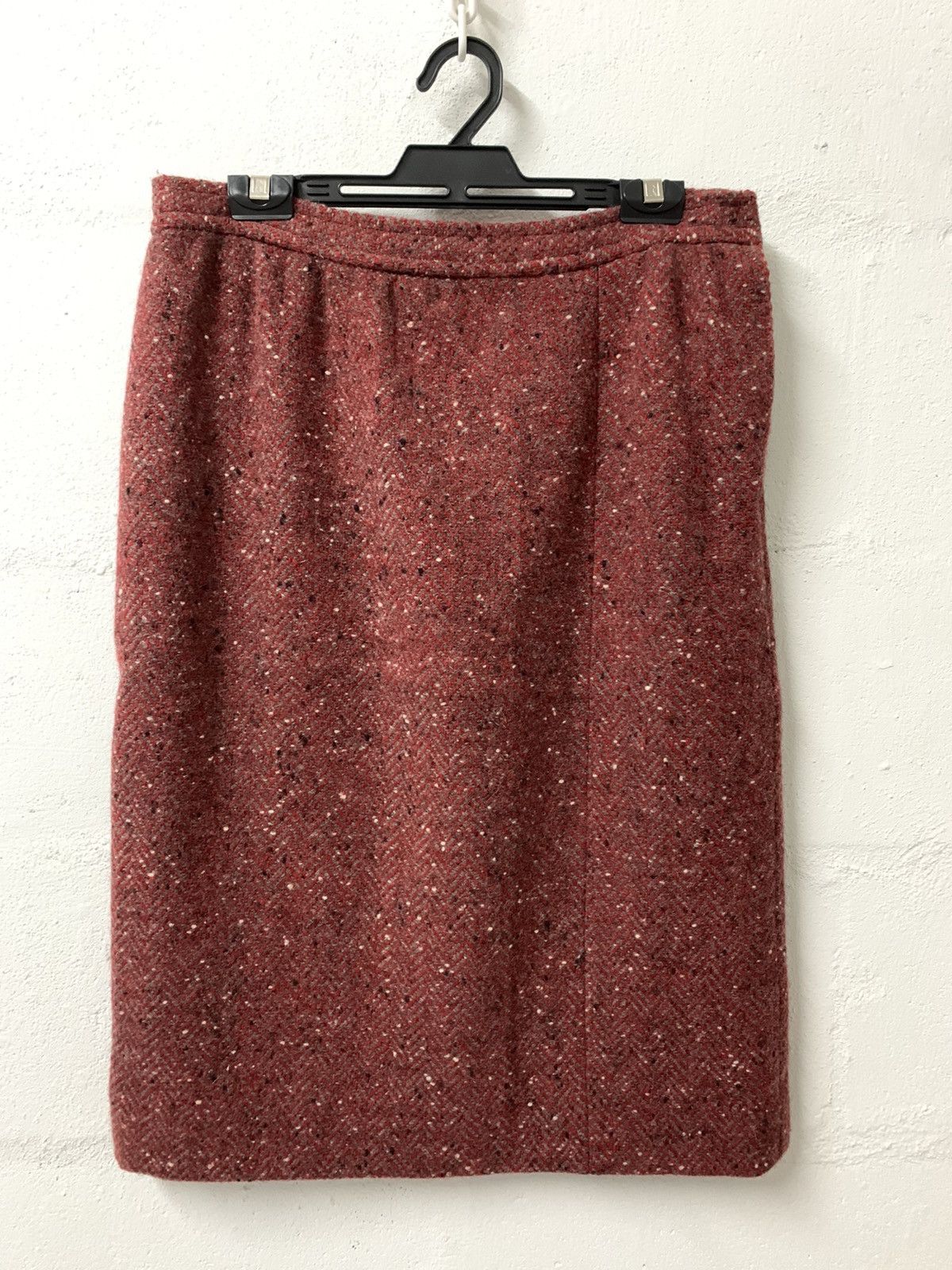 Designer × Givenchy × Vintage Givenchy Wool Tweed Herringbone Size 26" / US 2 / IT 38 - 2 Thumbnail