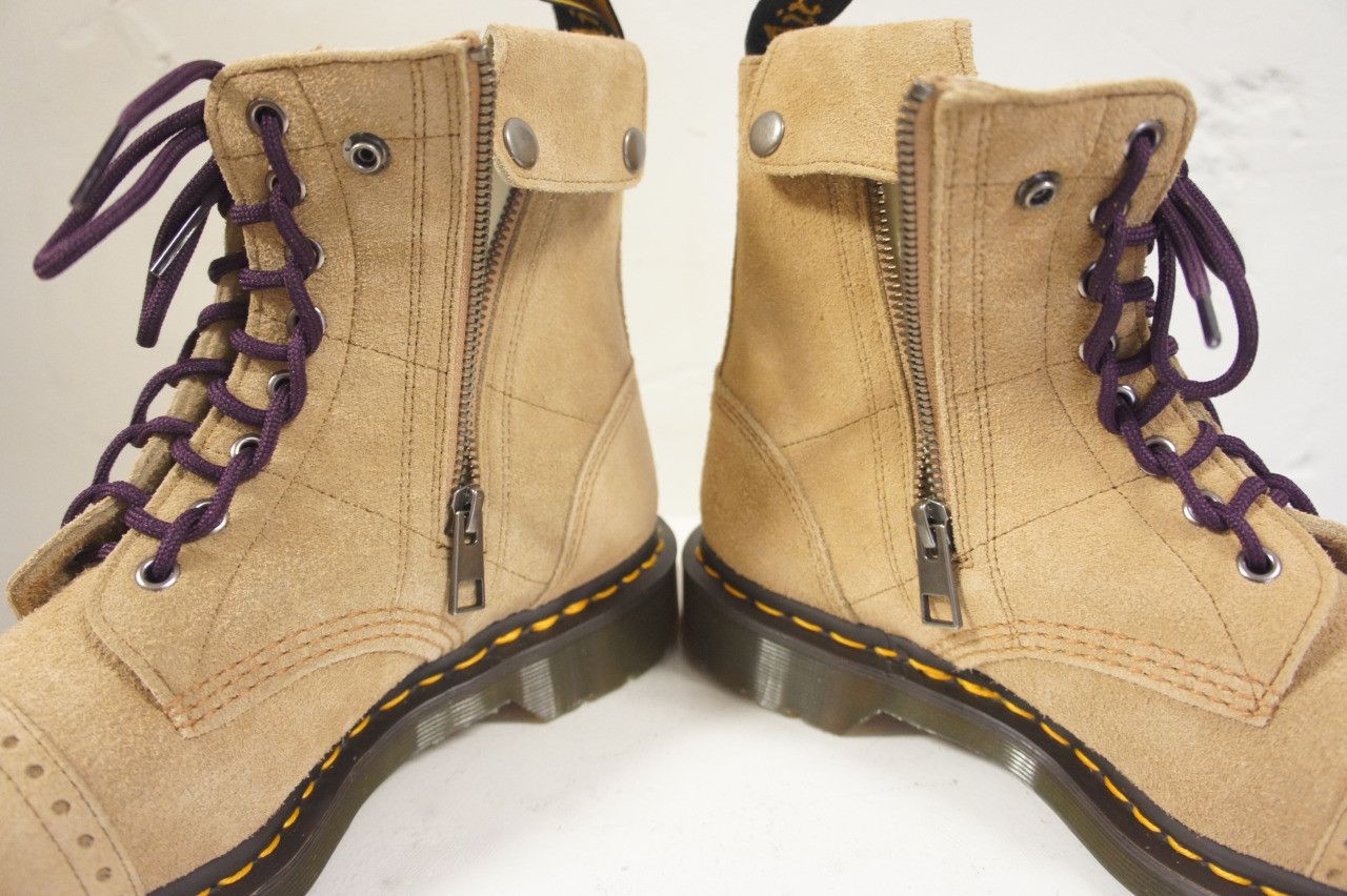 image of Dr Martens x Needles Dr. Martens X Needles Jumperzip Boots in Tan, Men's (Size 10)