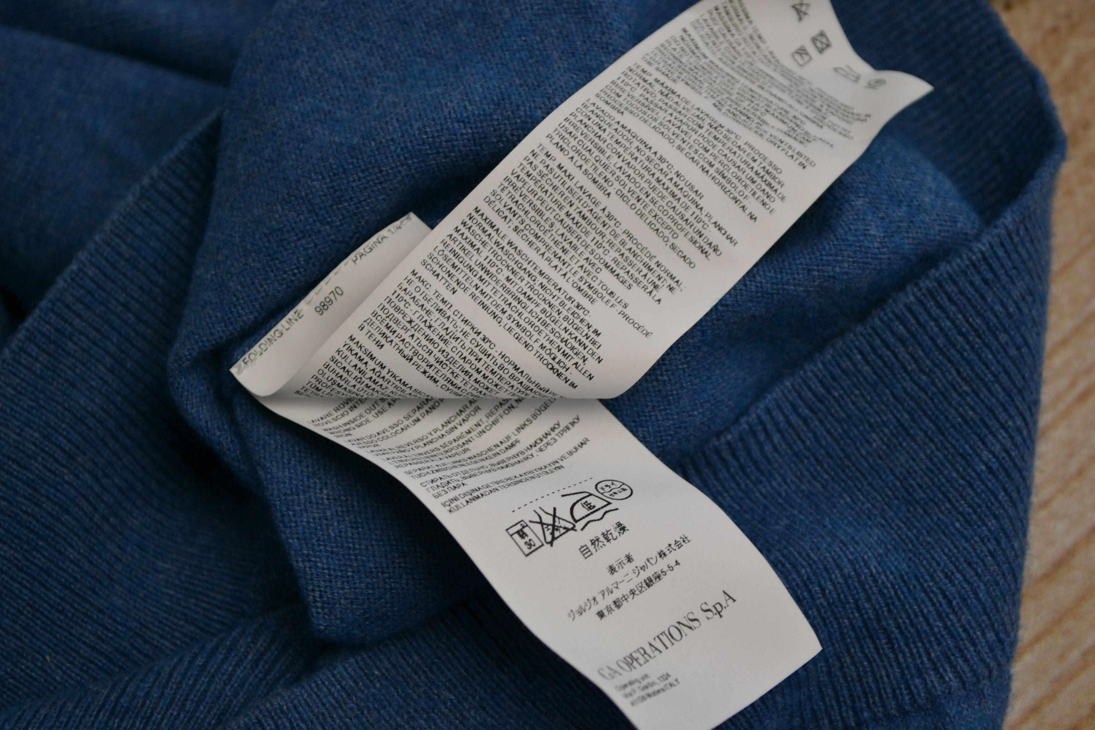 Armani ARMANI Jeans Wool Jumper Size M Size US M / EU 48-50 / 2 - 10 Thumbnail