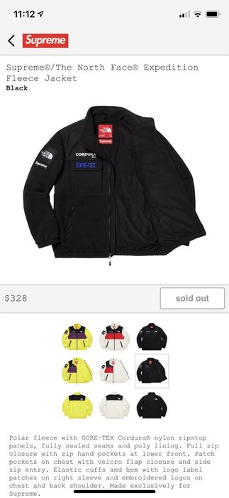 The north face hot sale expedition fleece jacket