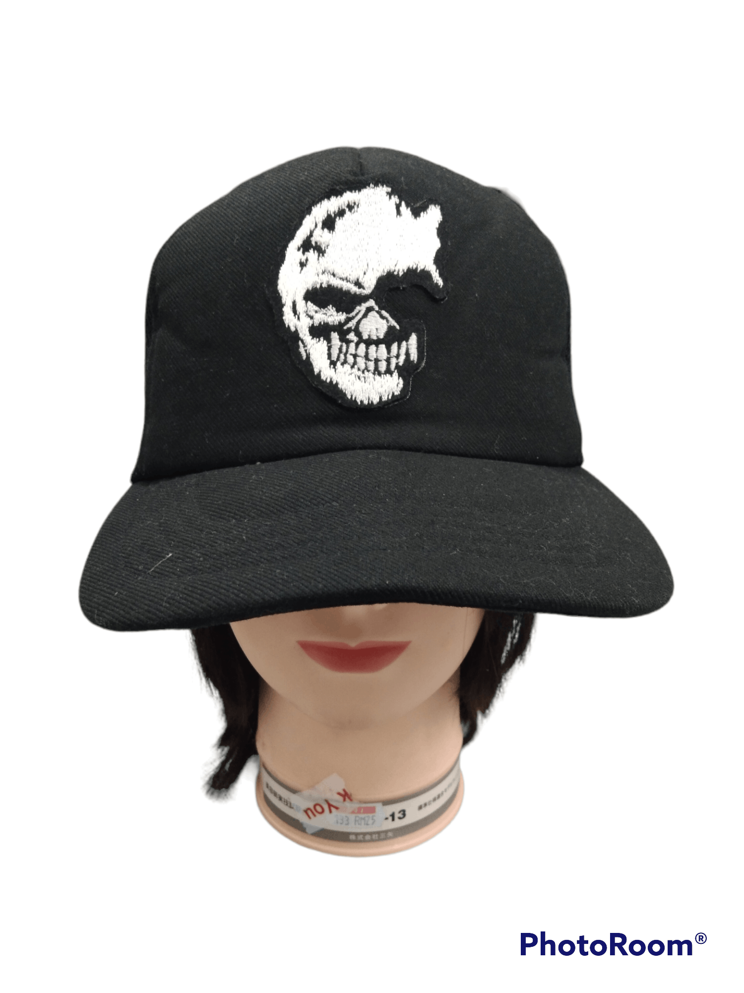 Japanese Brand THERM DESTINATION BLACK SKULL HAT Size ONE SIZE - 1 Thumbnail