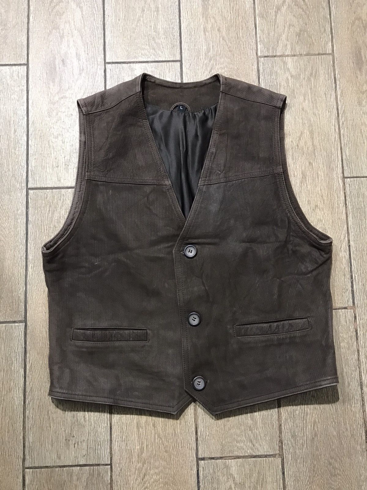 Buffalo Leather classic 80s Very rare vest