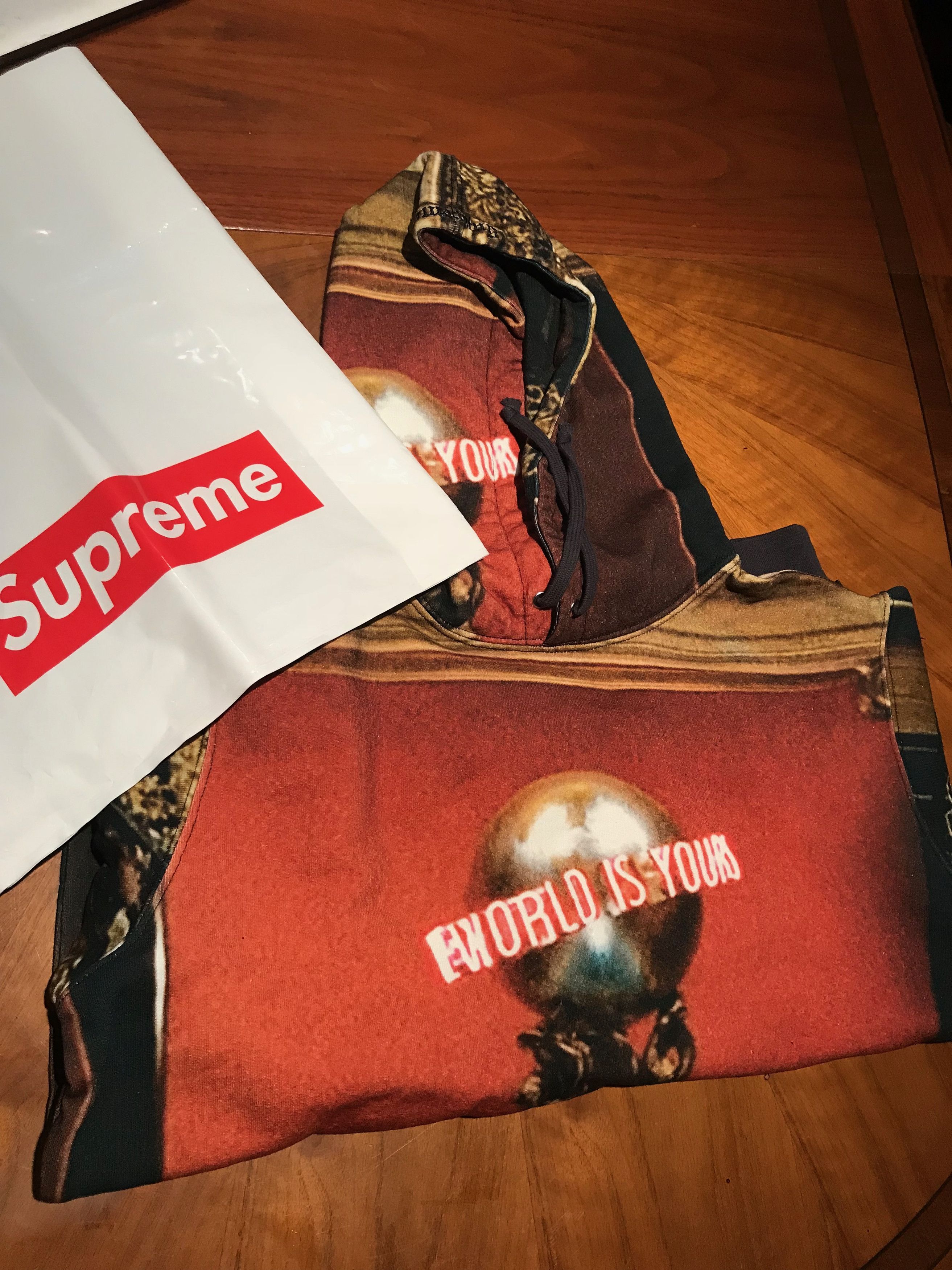 Supreme World Is Yours Hoodie Grailed