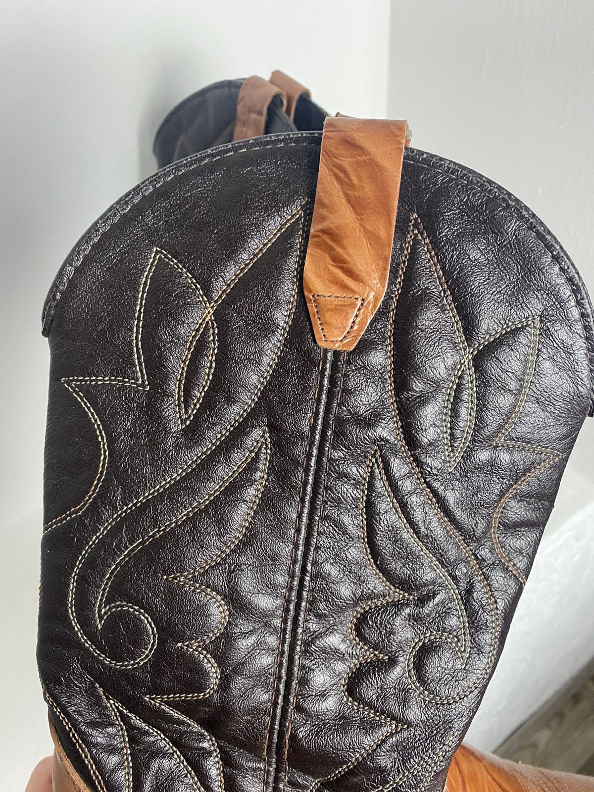 Vintage Vintage Western Cowboy Leather Boots Hand-Made size US 9 Size US 9 / EU 42 - 3 Thumbnail