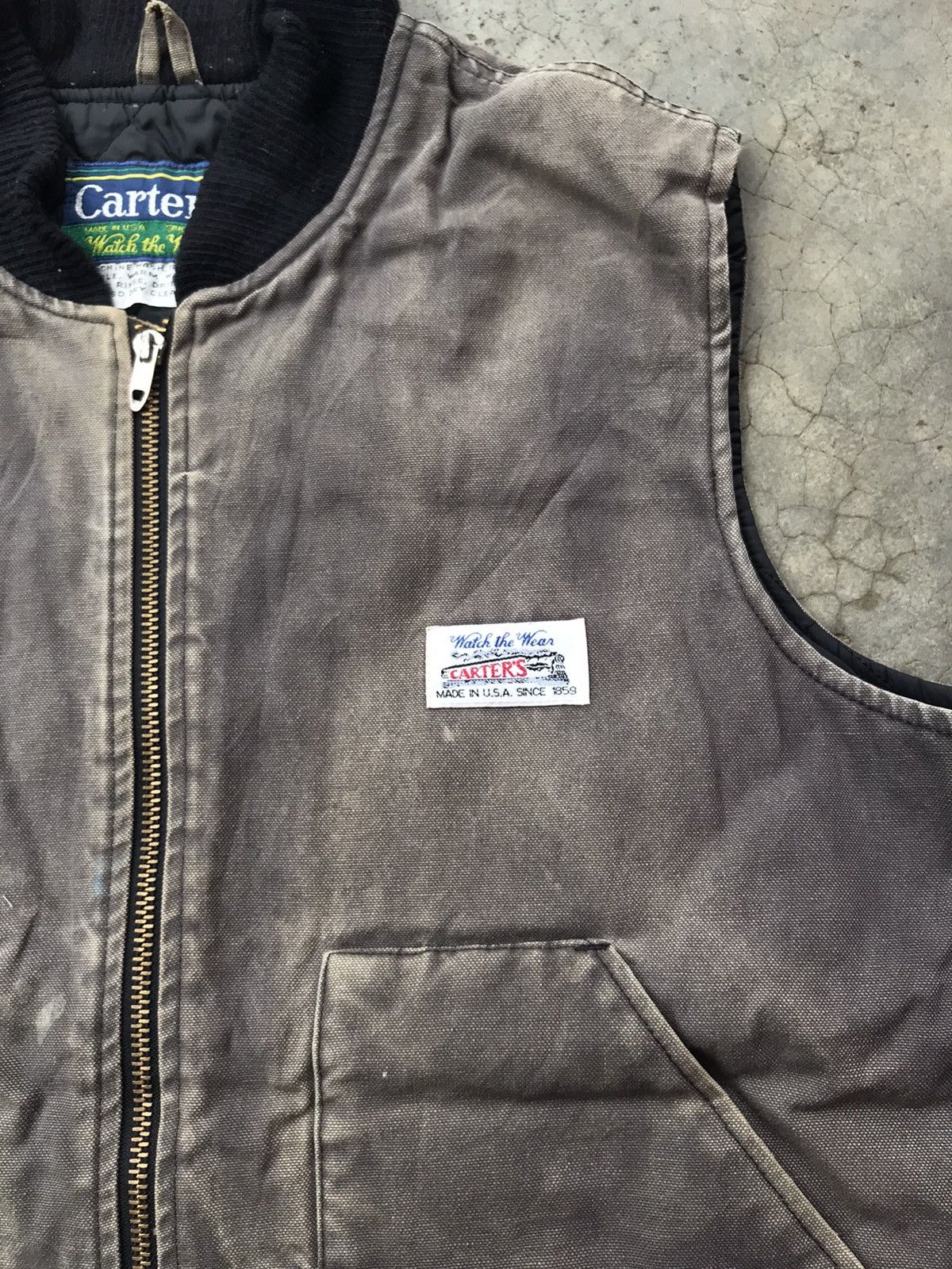 Vintage Vintage Carters workwear vest Size US L / EU 52-54 / 3 - 4 Thumbnail