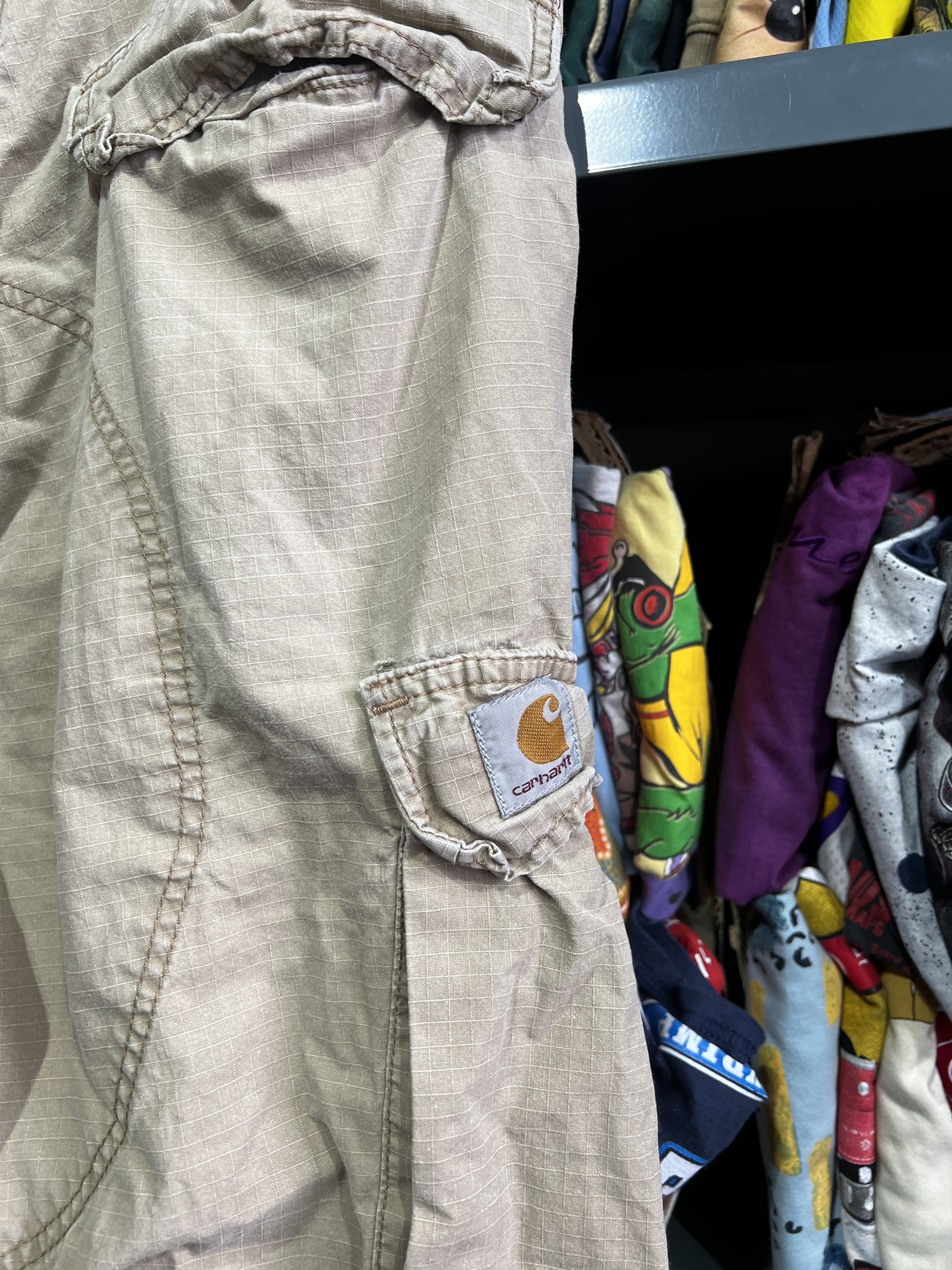 Vintage Carhartt Cargo Casual Pants size 34 34