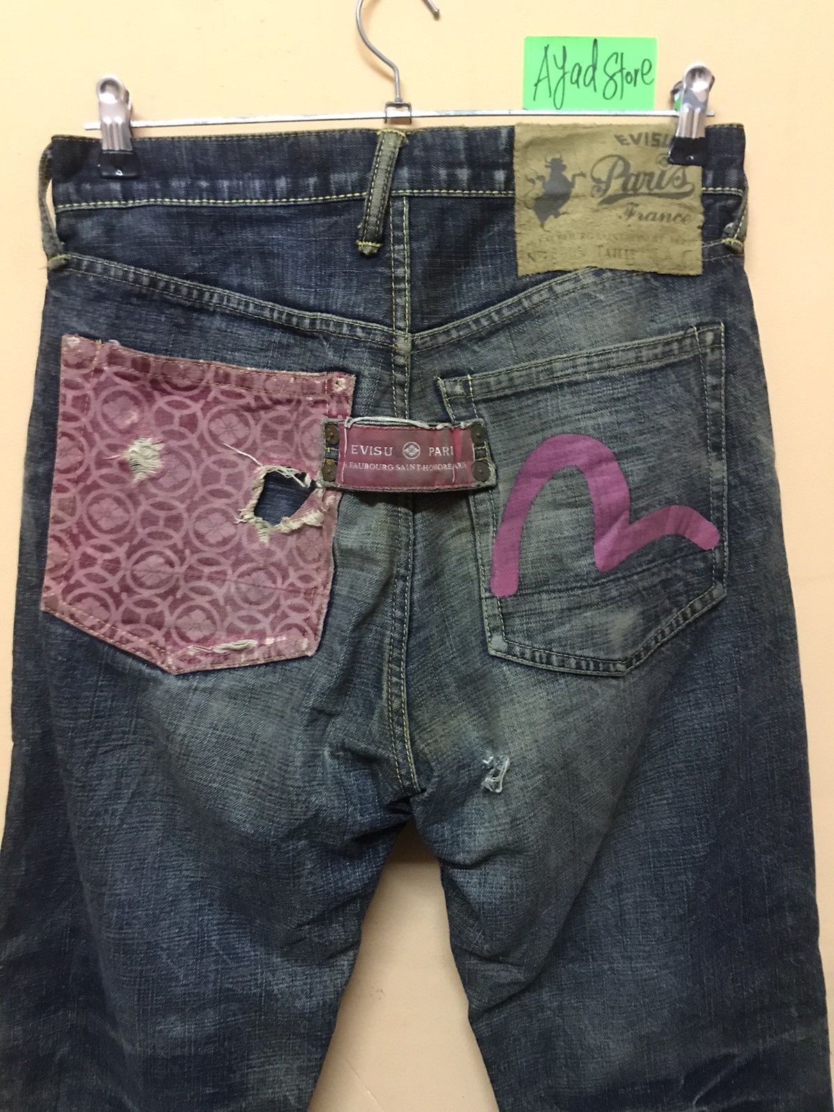 Evisu × Japanese Brand ‼️EVISU PARIS DESIGNED BY YAMANE DESIGN LABORATORY PARIS ‼️ Size US 30 / EU 46 - 3 Thumbnail