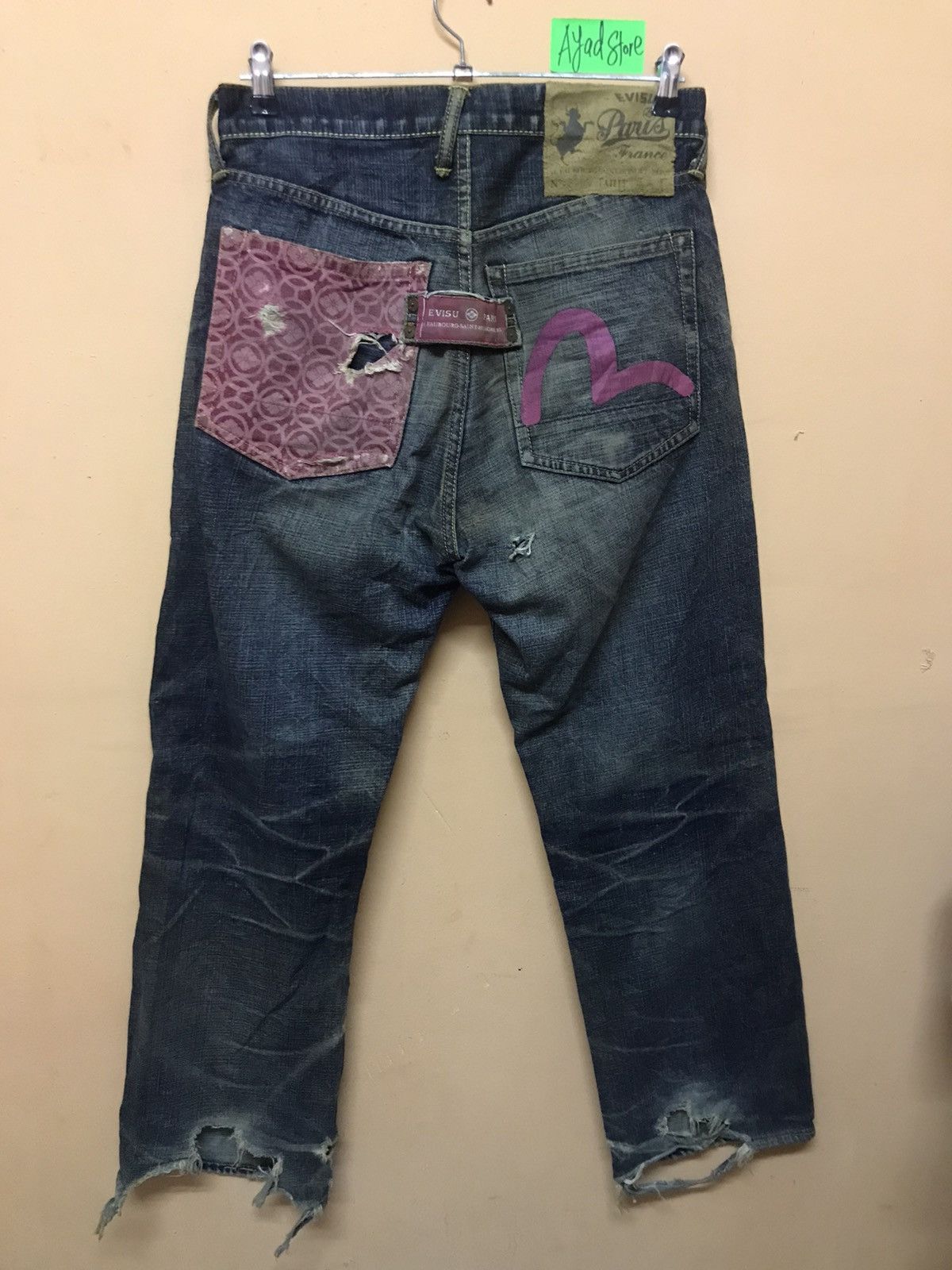 Evisu × Japanese Brand ‼️EVISU PARIS DESIGNED BY YAMANE DESIGN LABORATORY PARIS ‼️ Size US 30 / EU 46 - 1 Thumbnail