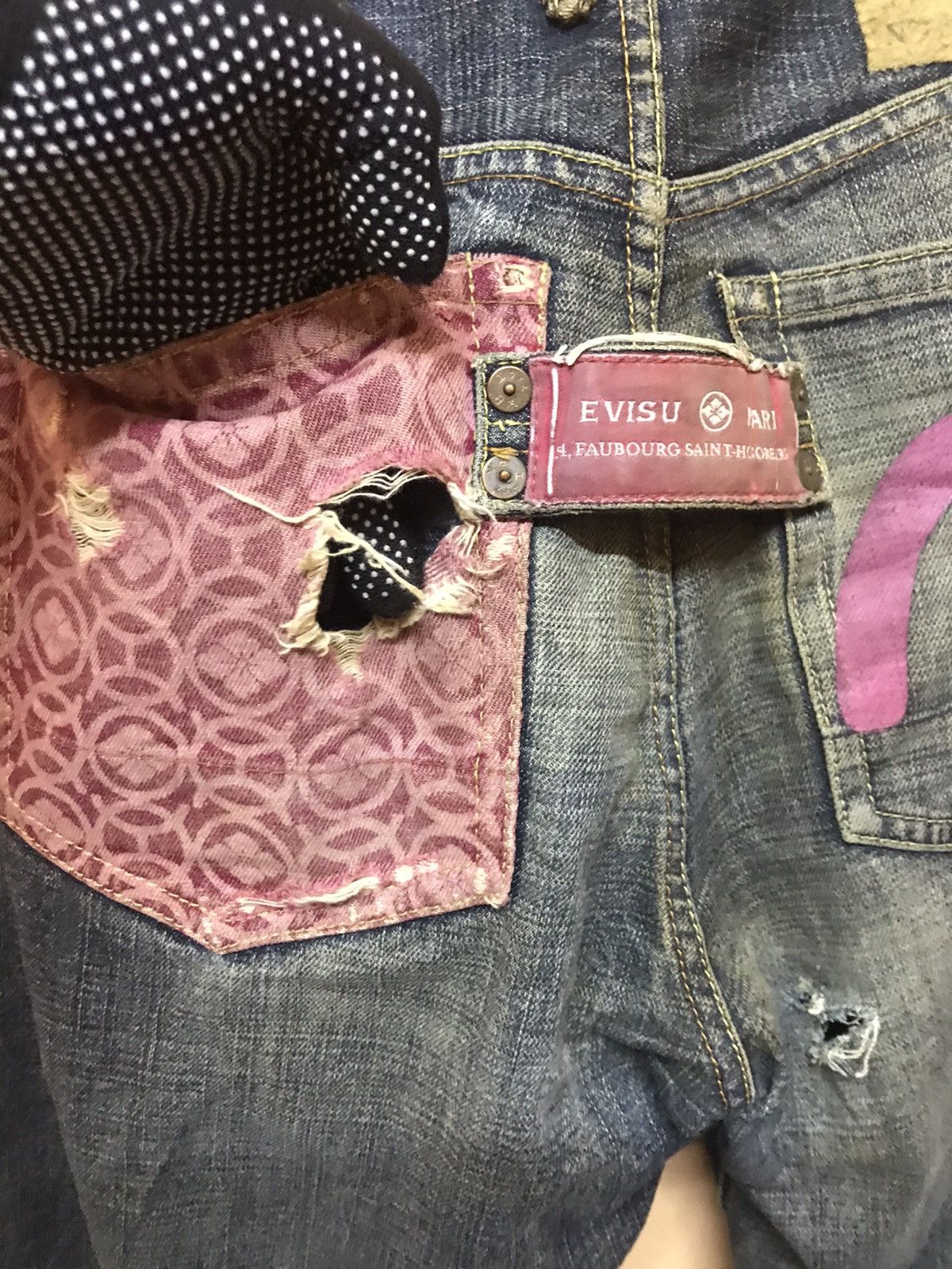 Evisu × Japanese Brand ‼️EVISU PARIS DESIGNED BY YAMANE DESIGN LABORATORY PARIS ‼️ Size US 30 / EU 46 - 4 Thumbnail