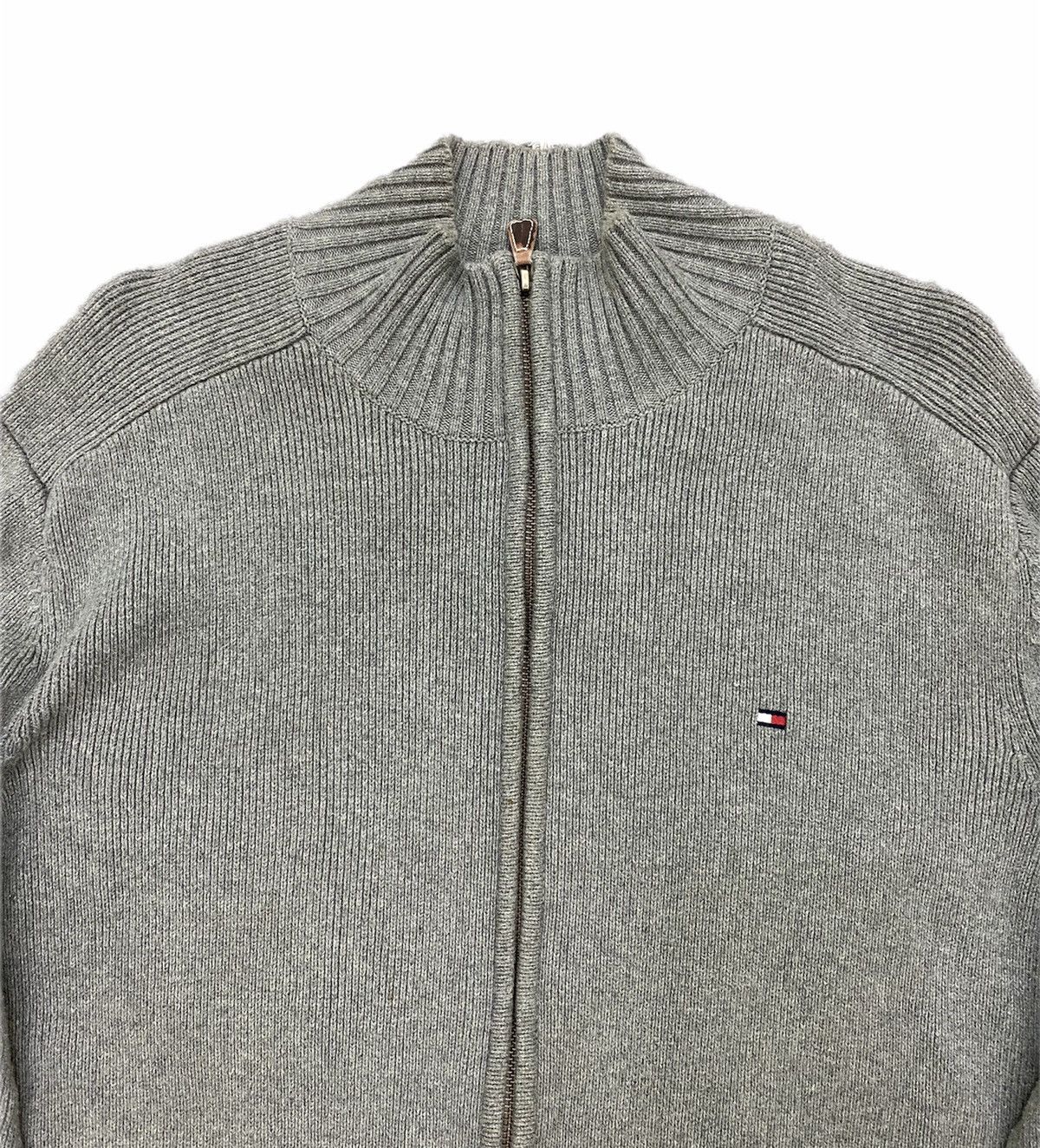 Tommy Hilfiger Tommy Hilfiger Ribbed Zip Sweater Size US M / EU 48-50 / 2 - 3 Thumbnail