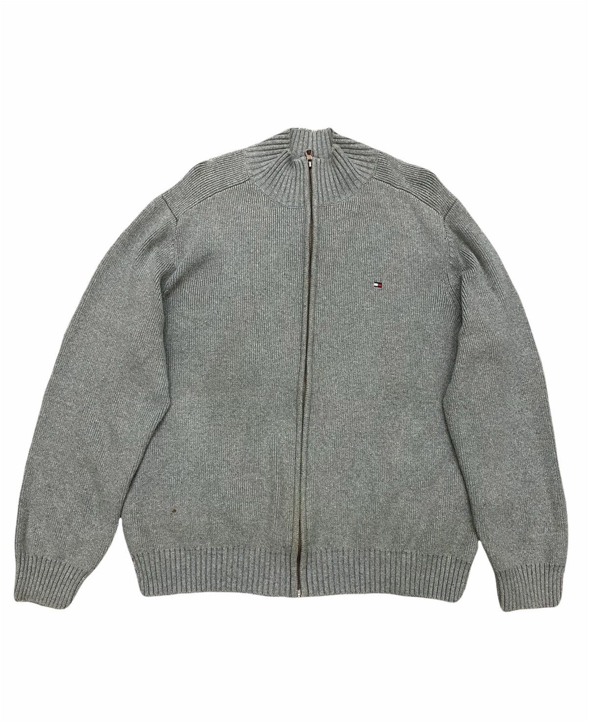 Tommy Hilfiger Tommy Hilfiger Ribbed Zip Sweater Size US M / EU 48-50 / 2 - 1 Thumbnail