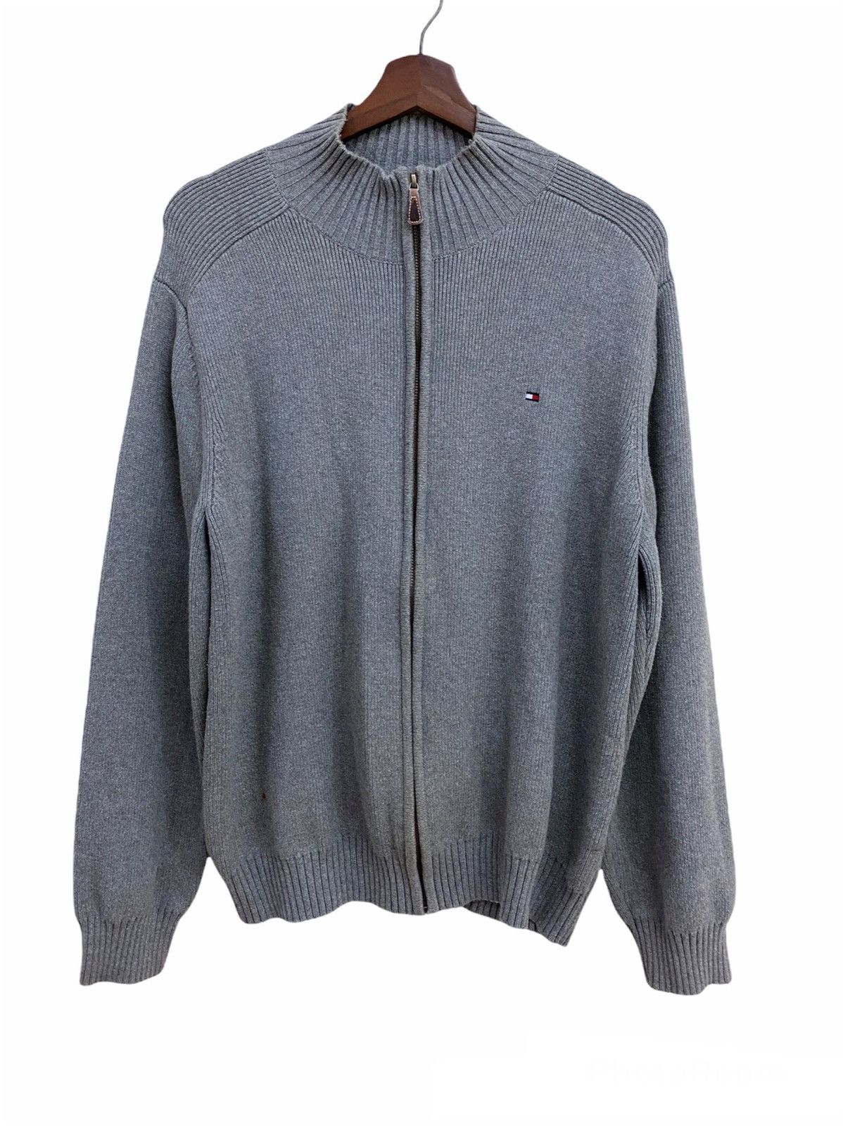 Tommy Hilfiger Tommy Hilfiger Ribbed Zip Sweater Size US M / EU 48-50 / 2 - 4 Thumbnail