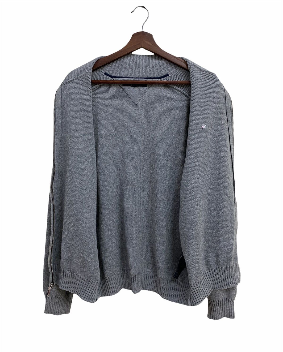 Tommy Hilfiger Tommy Hilfiger Ribbed Zip Sweater Size US M / EU 48-50 / 2 - 6 Thumbnail