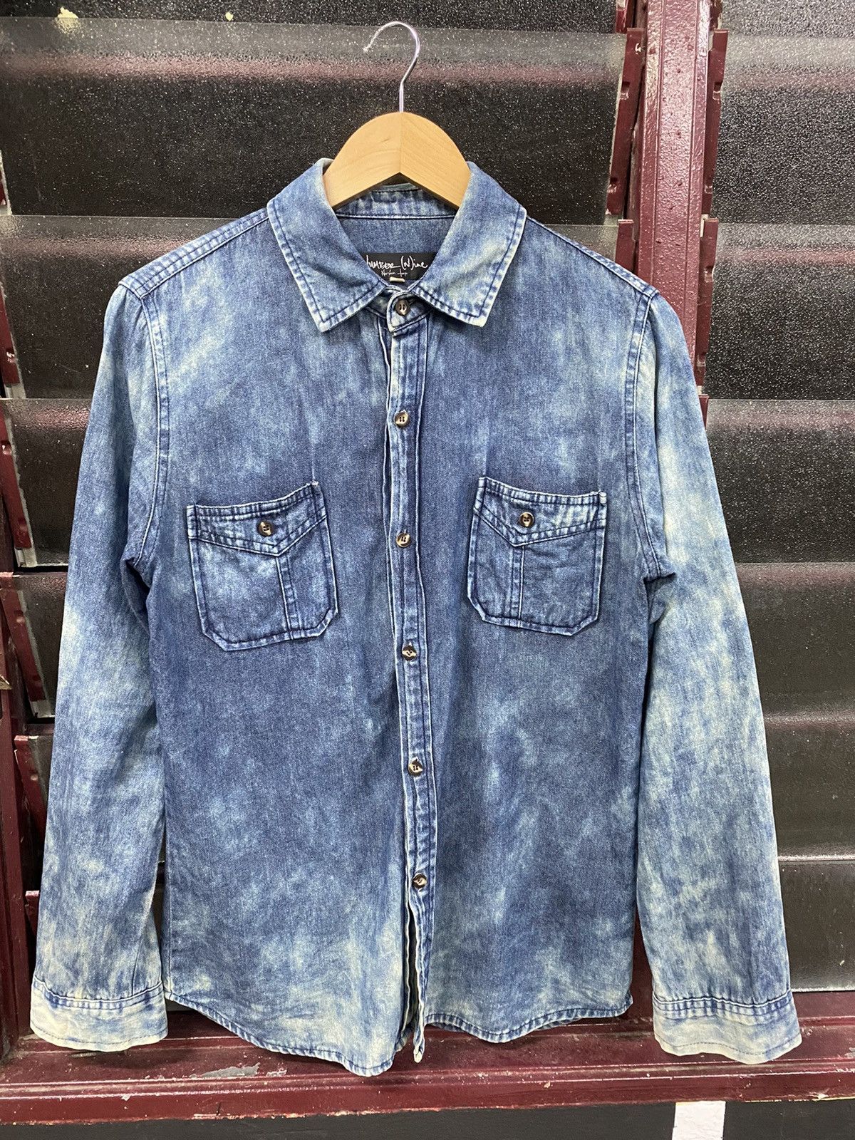 Number (N)ine Number (N)ine Faded Shirt Long Sleeve Size US M / EU 48-50 / 2 - 3 Thumbnail