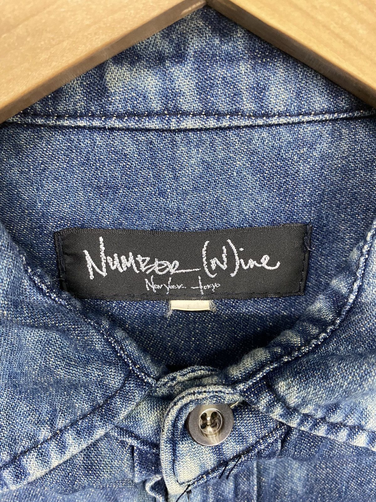 Number (N)ine Number (N)ine Faded Shirt Long Sleeve Size US M / EU 48-50 / 2 - 6 Thumbnail